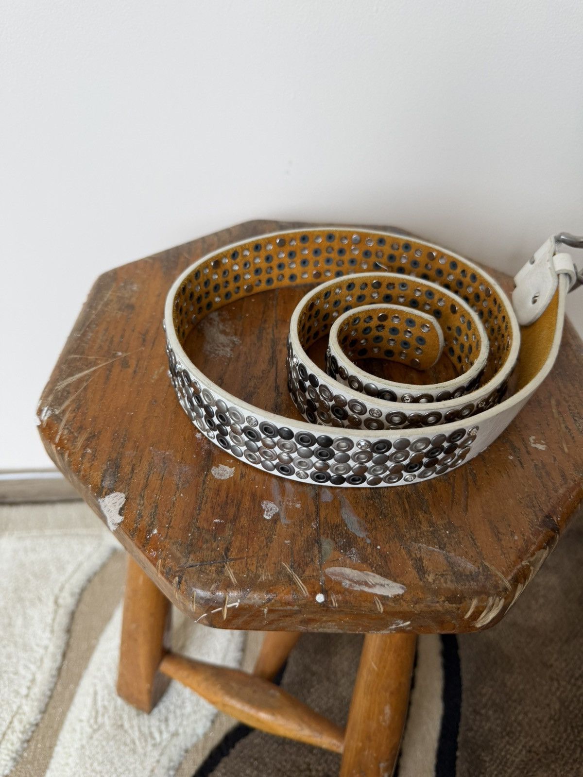 Japanese Brand Japanese Style Real Leather SNAKE Print Belt 90s Y2K Size ONE SIZE - 4 Thumbnail