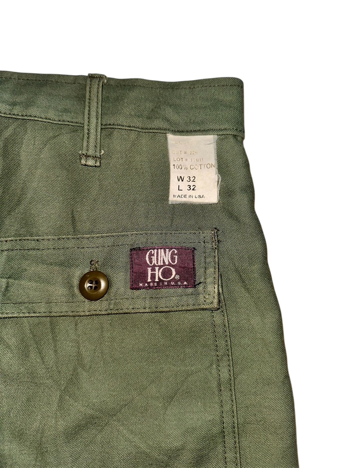 Journal Standard Vintage Gung Ho Fatigue Military Pants Size US 34 / EU 50 - 9 Thumbnail