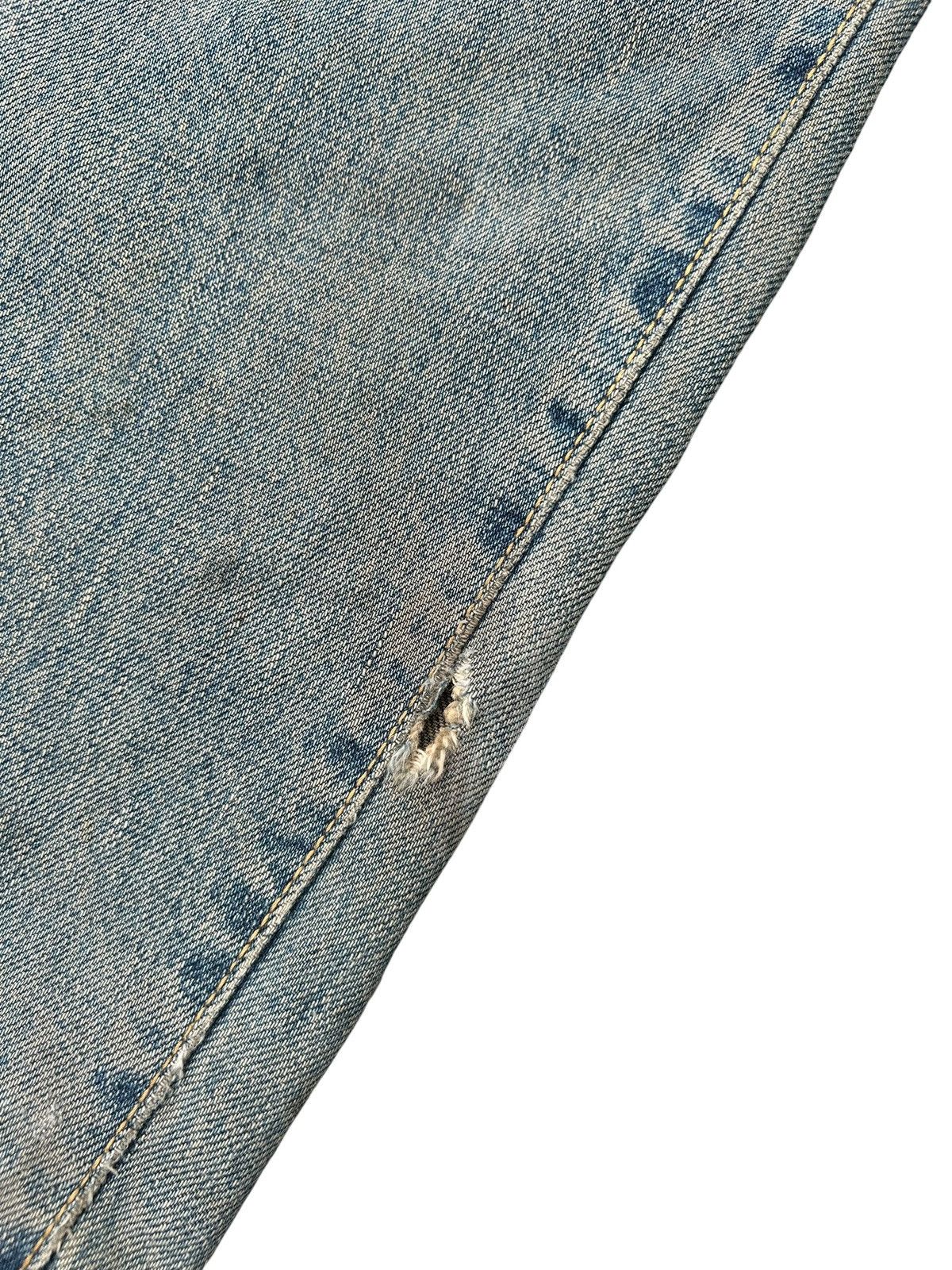 Kapital Thrashed Vintage Edwin 505X Selvedge Rusty Denim Jeans Size US 33 - 16 Thumbnail