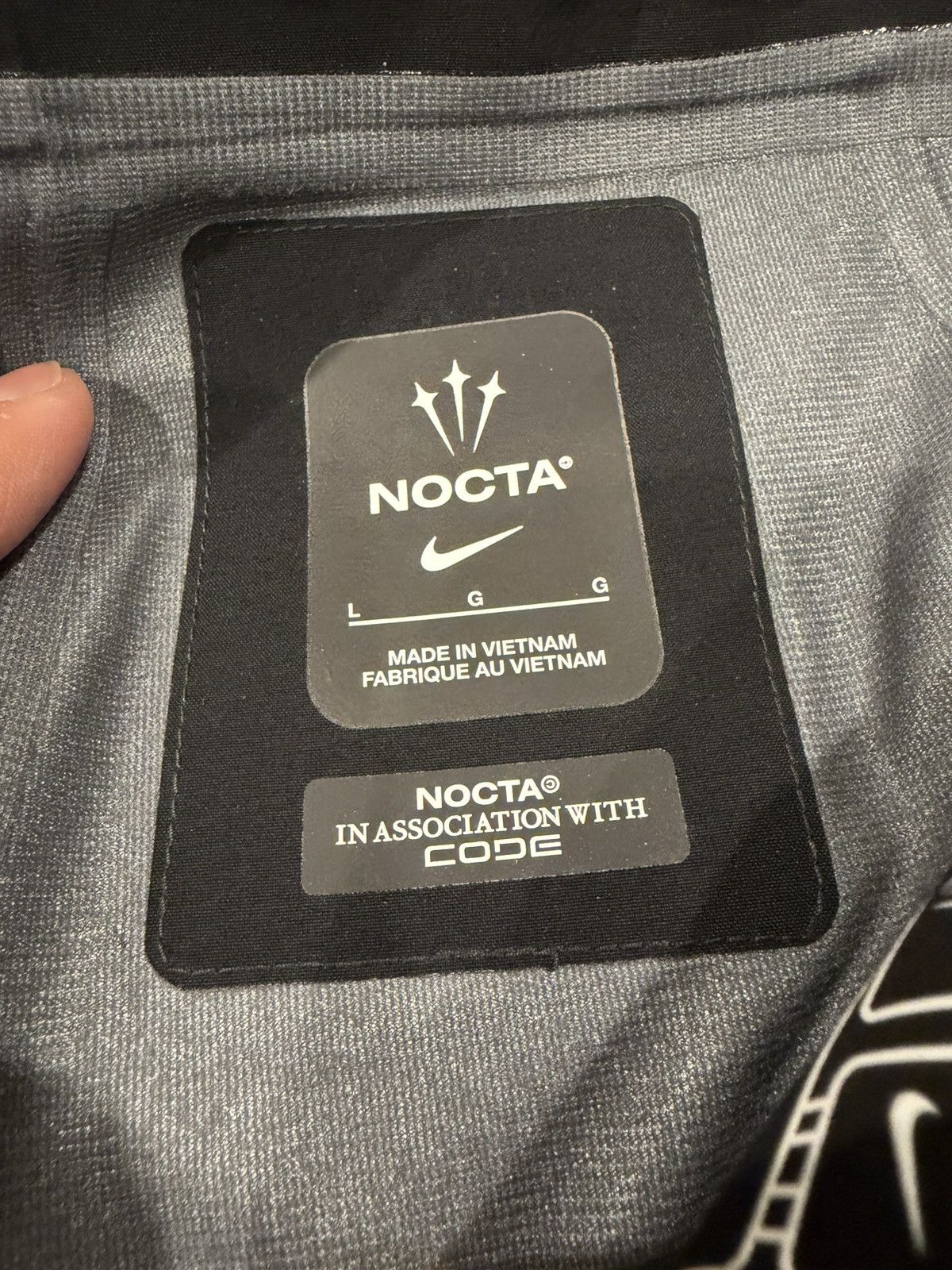 NOCTA × Nike Nike × NOCTA Code Prestigious Fold Pants Black Men's sz L Size US 34 / EU 50 - 7 Thumbnail