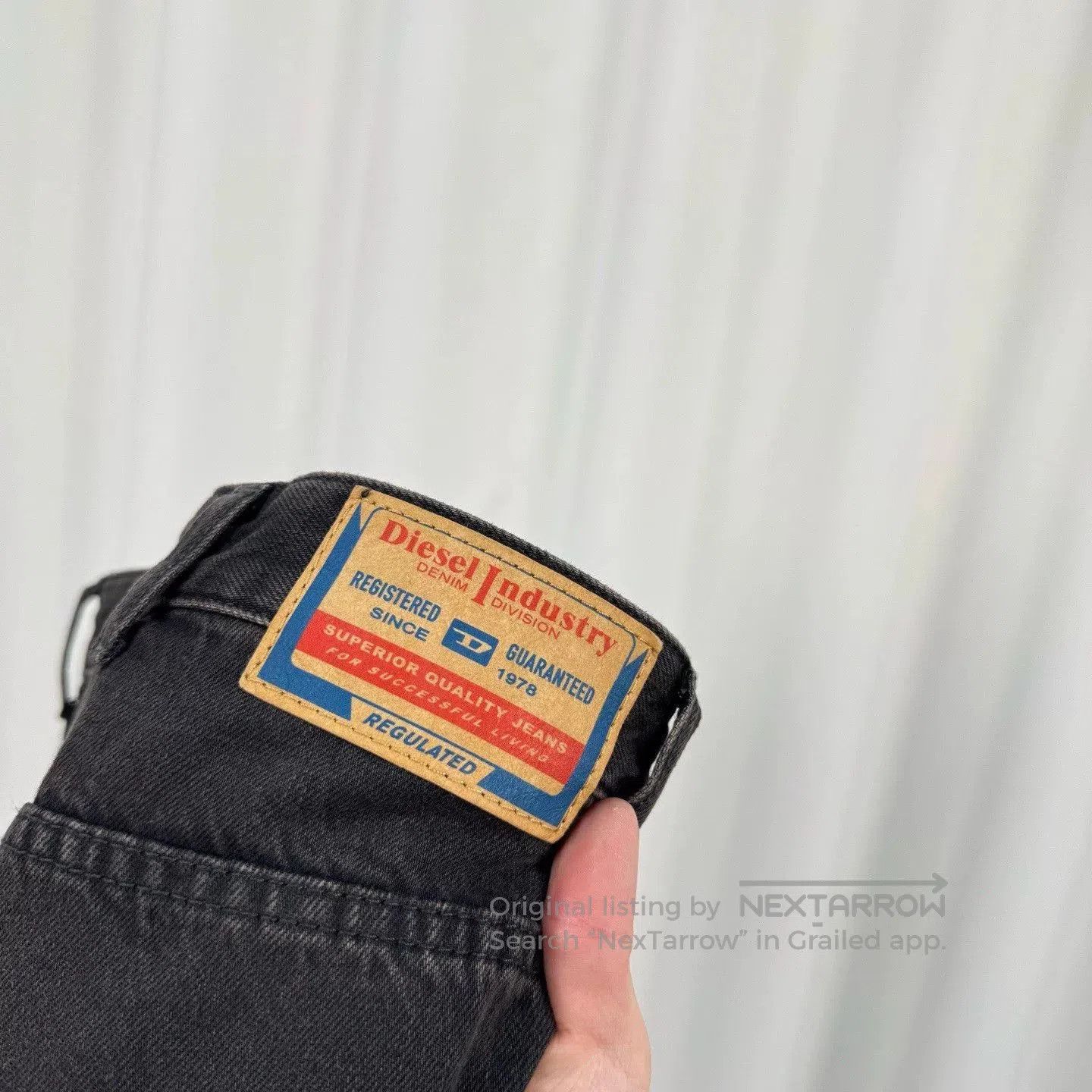 Diesel Diesel Black Washed Multi-Pocket Denim Pants. Size 24" / US 00 / IT 34 - 5 Thumbnail