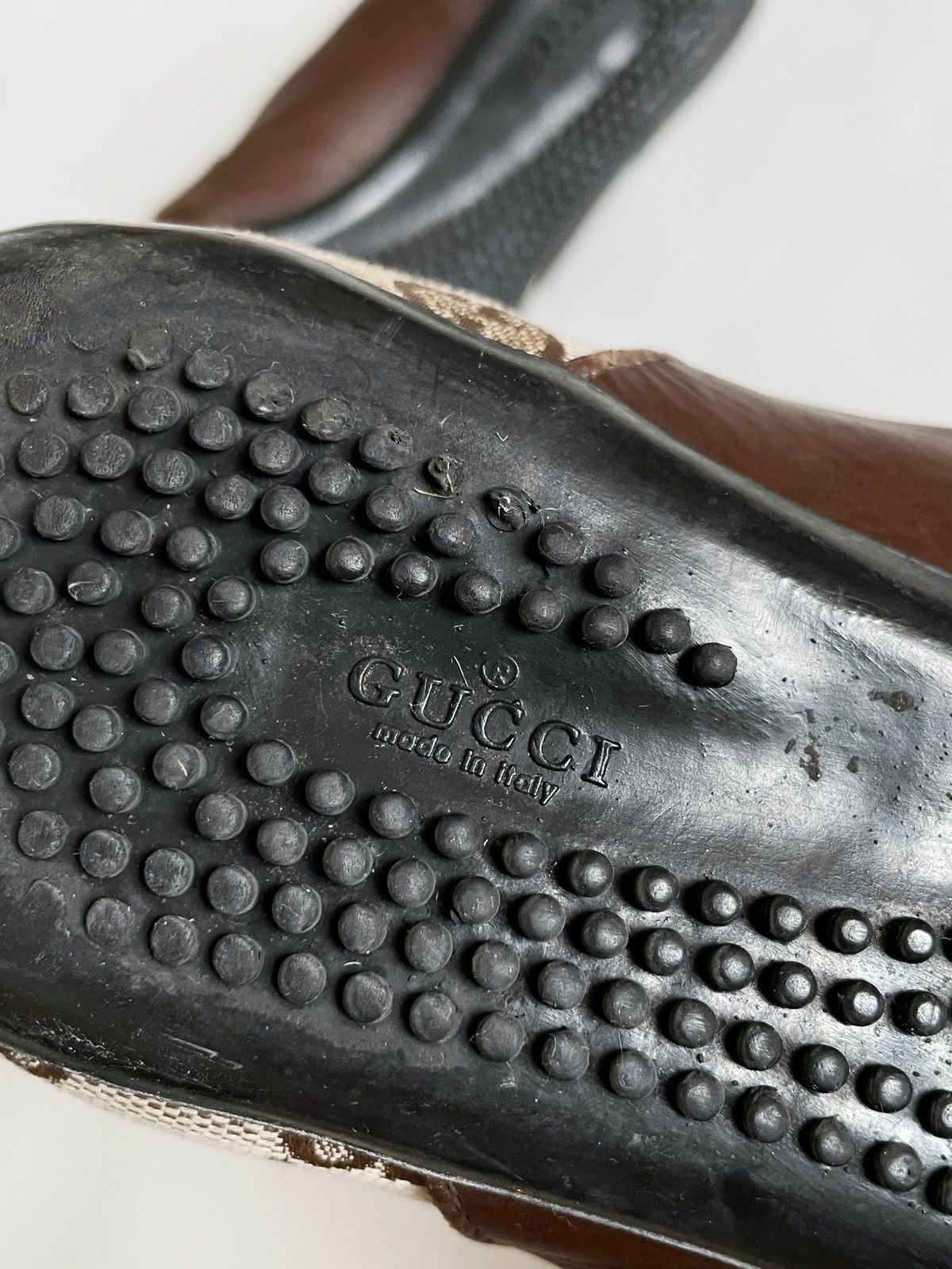 Gucci Vintage Gucci monogram leather boxing/soccer sneakers Size US 8 / IT 38 - 11 Thumbnail
