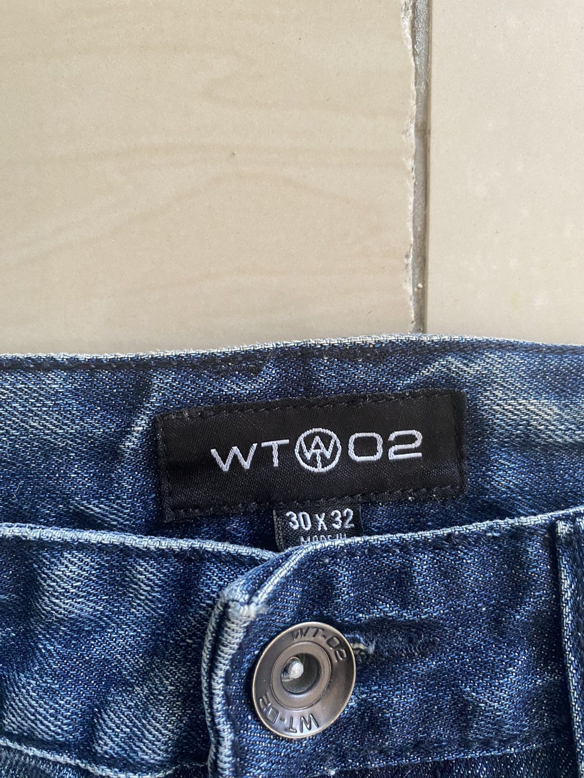 Japanese Brand × Seditionaries × Vintage WTO2 Men Destructed Slim Straight Jeans Size US 30 / EU 46 - 3 Thumbnail