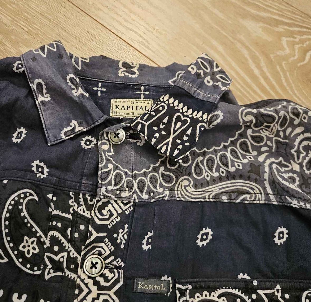 Kapital SS2024 Kapital Paisley Patchwork ‘Type 1’ Trucker Jacket Size US L / EU 52-54 / 3 - 4 Thumbnail
