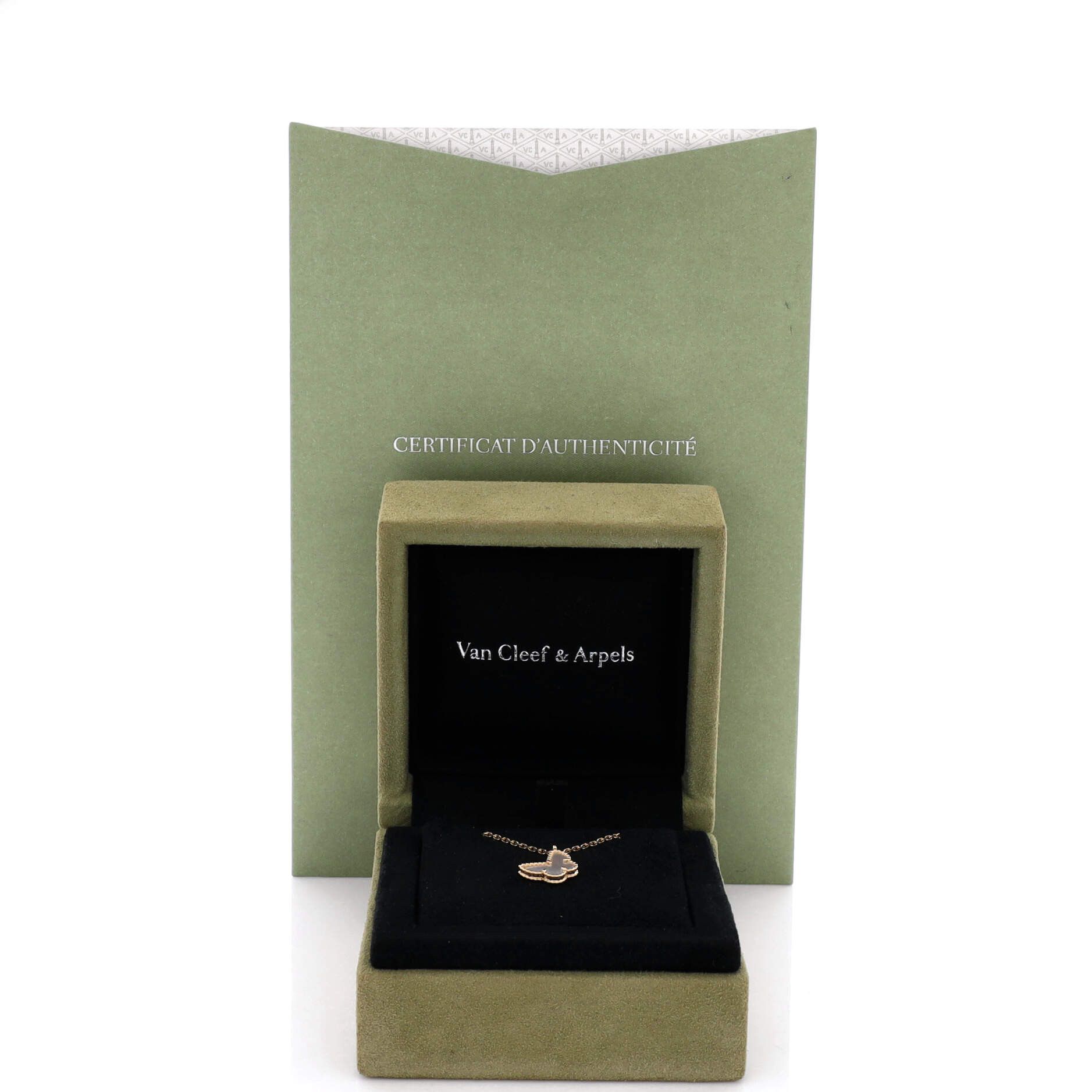 Van Cleef & Arpels Sweet Alhambra Butterfly Pendant Necklace Size ONE SIZE - 1 Thumbnail