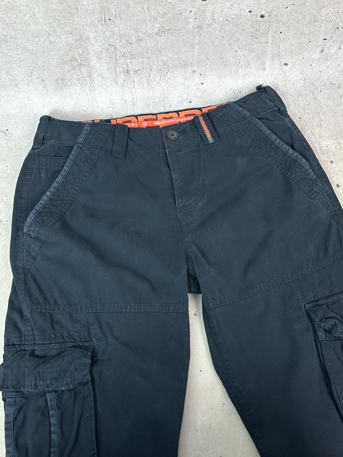 Superdry Superdry Slim Core Cargo Men’s Navy Cotton Men’s Pants Size US 30 / EU 46 - 6 Thumbnail