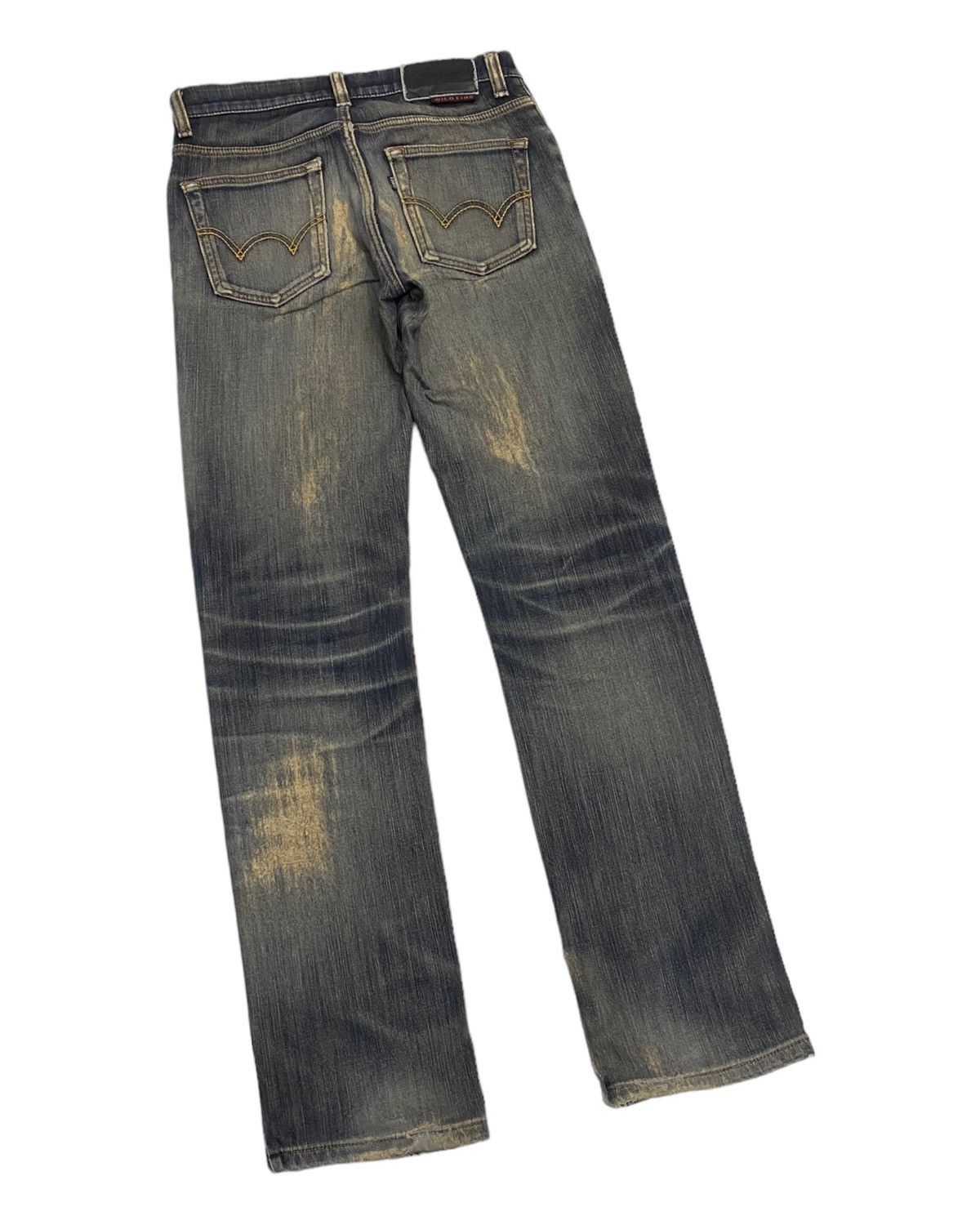 14th Addiction 🔥EDWIN WILD FIRE THRASHED DISTRESSED DENIM JEANS Size US 29 - 8 Thumbnail