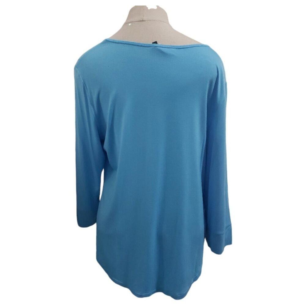 Designer CT1831 Patchington Light Blue 3/4 Sleeve Tee M Size M / US 6-8 / IT 42-44 - 3 Thumbnail