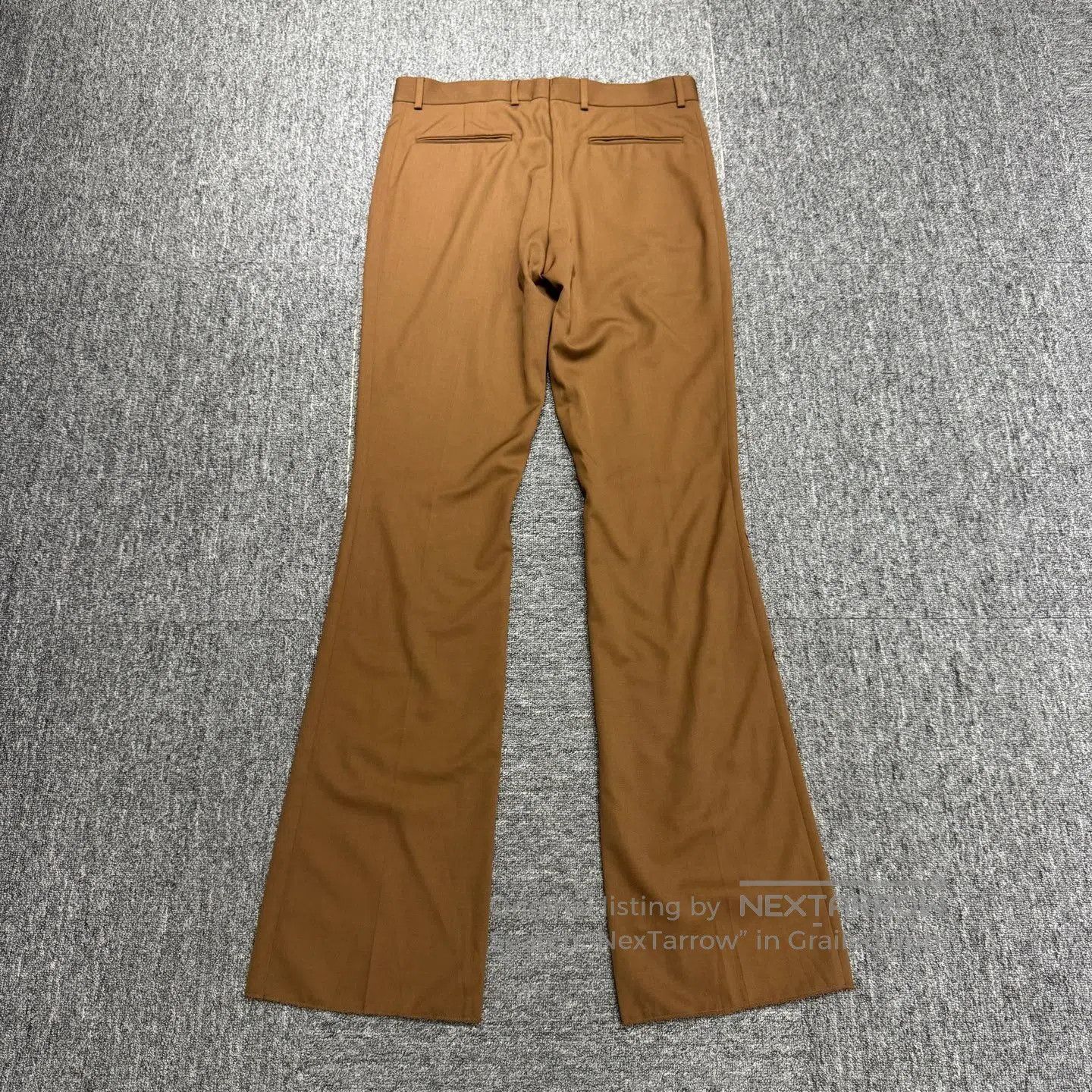 Dior Dior TS Co-branded Embroidered Letter Wool Horned Pants| Size US 32 / EU 48 - 2 Thumbnail