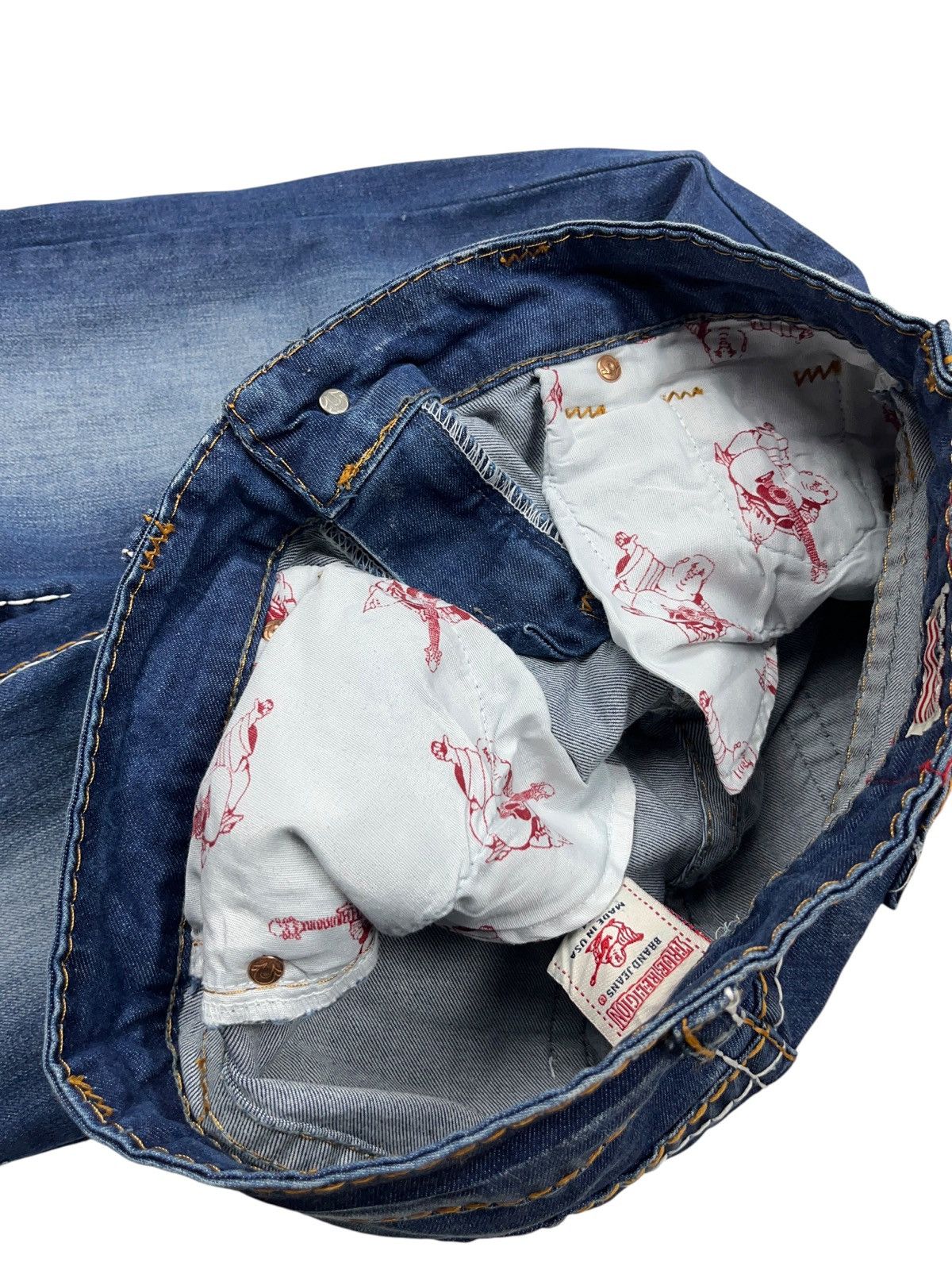 True Religion Vintage True Religion Becky Jeans Embroidered Slim Size 31 Size 31" - 10 Thumbnail