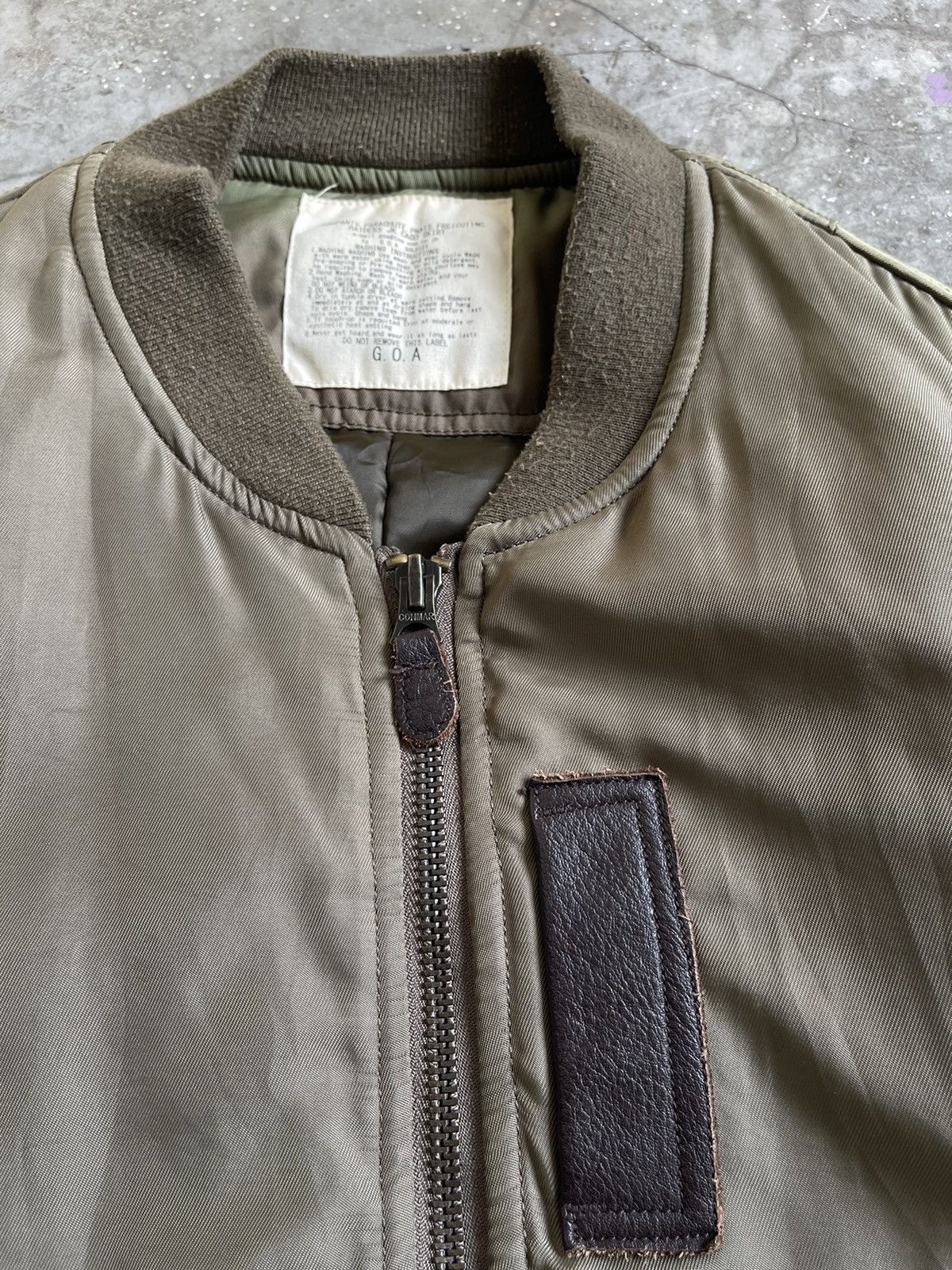 GOA GOA Gore Flight Jacket MA-1 Y2K Japanese LGB I6W9 Bomber Size US M / EU 48-50 / 2 - 5 Thumbnail