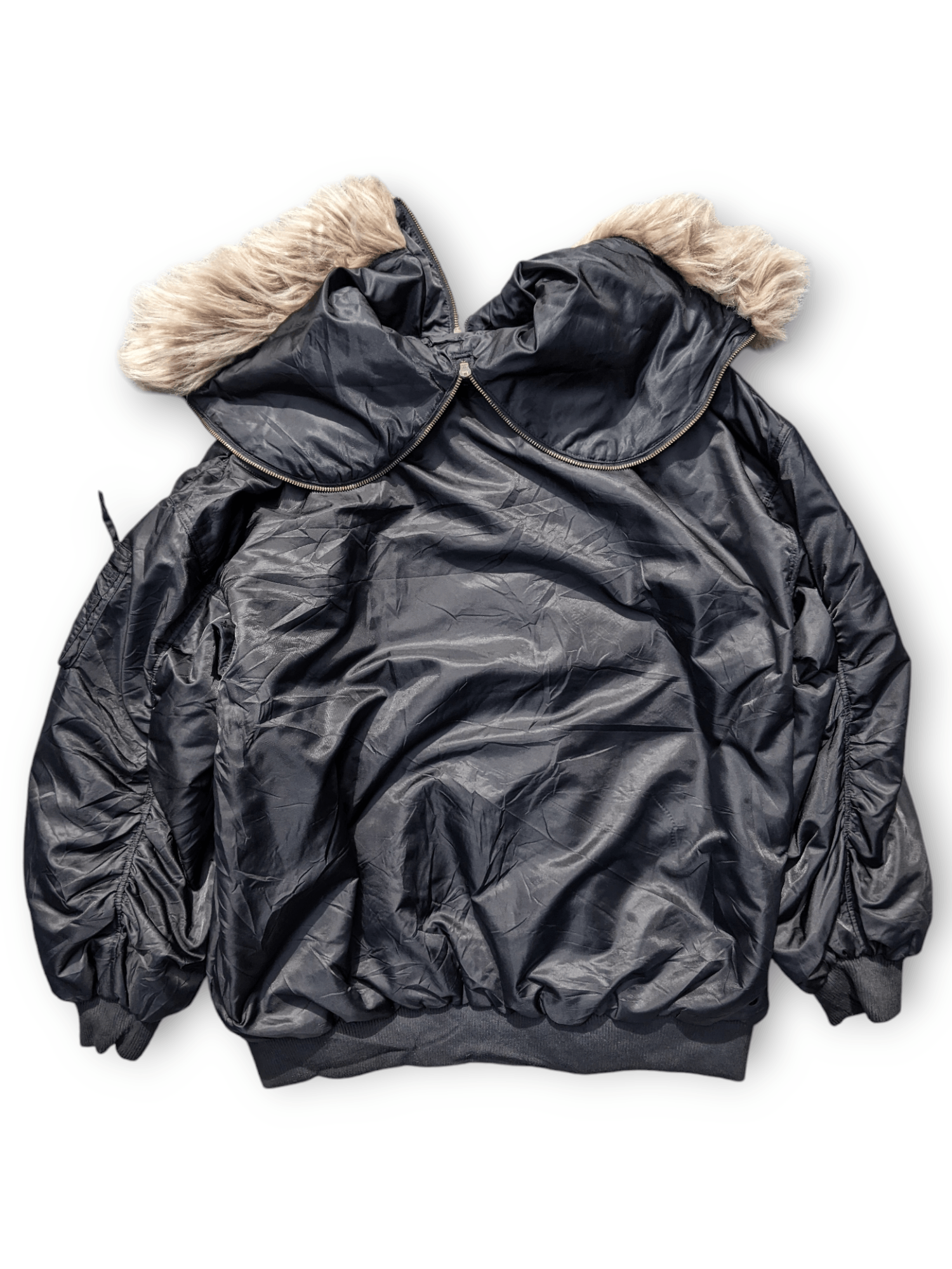 Other N2B Fur Zip Bomber By Niko And.. Rick Owens Style Size US L / EU 52-54 / 3 - 2 Thumbnail