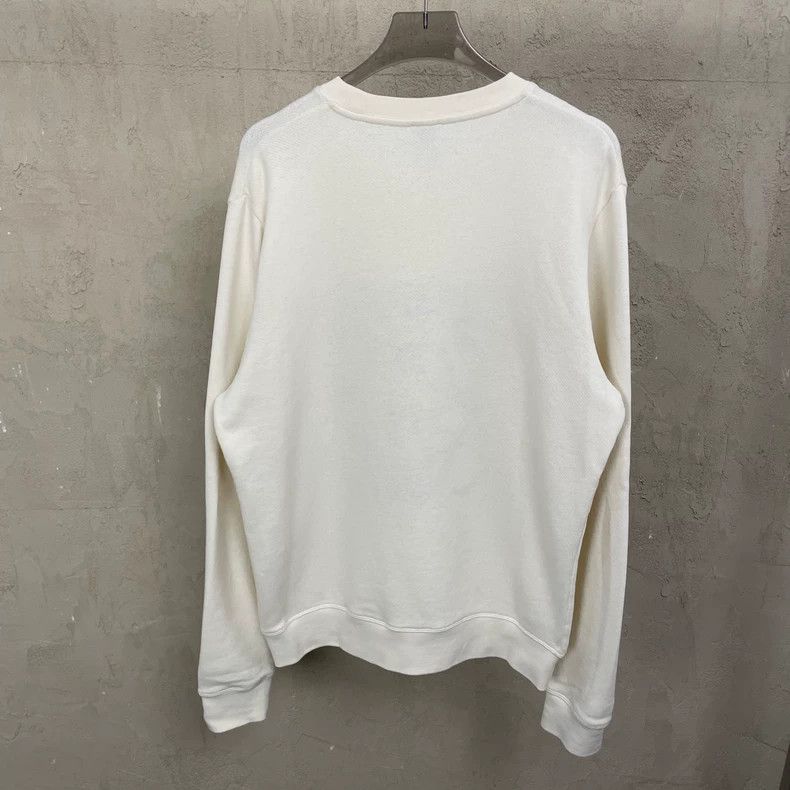 Loewe LOEWE White embroidered logo round neck hoodie Size S / US 4 / IT 40 - 2 Thumbnail