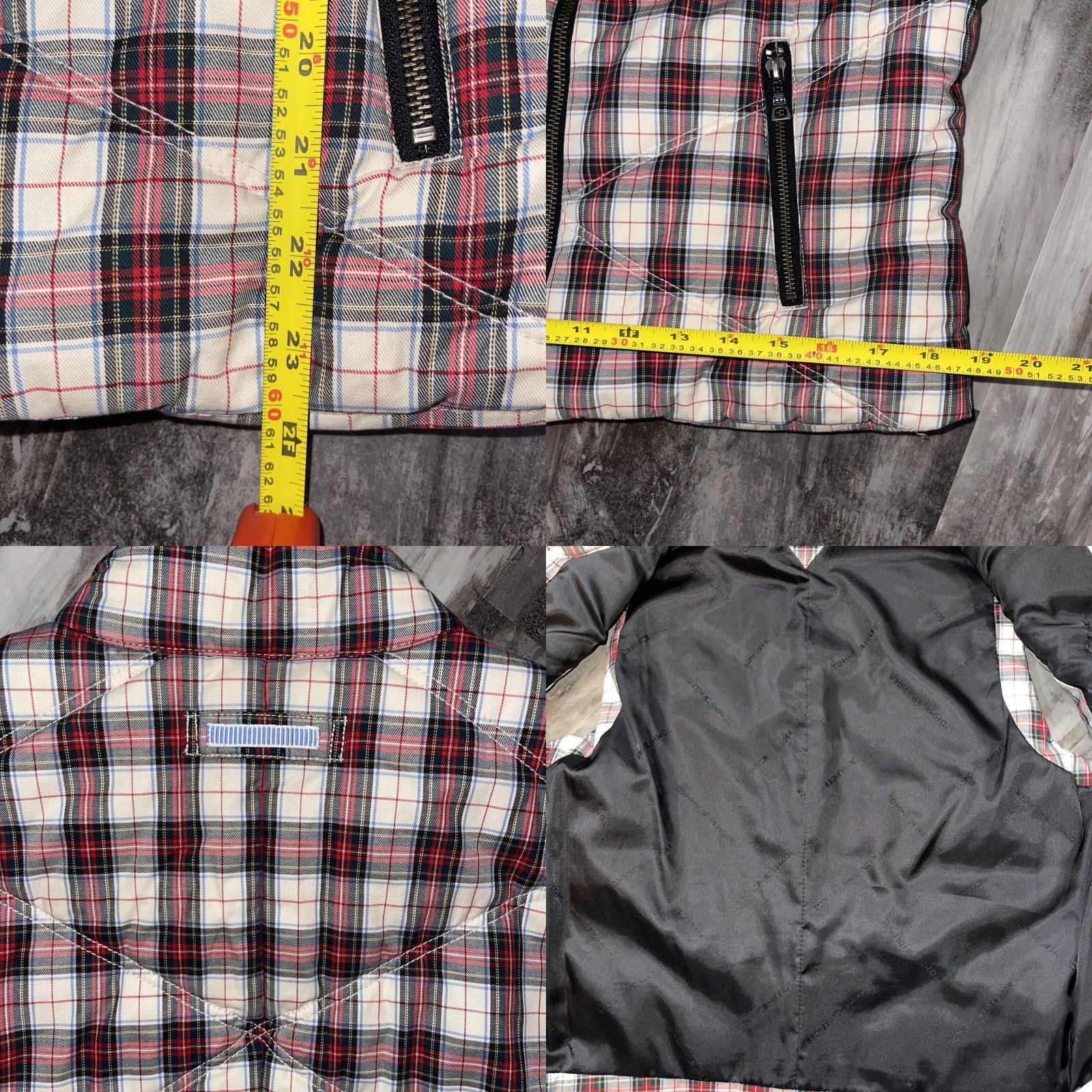 Tommy Hilfiger **Tommy Hilfiger Womens Plaid Red Black Wht Vest Med** User: **Tommy Hilfiger Womens Plaid Red Black Wht Vest Med** Size M / US 6-8 / IT 42-44 - 8 Thumbnail