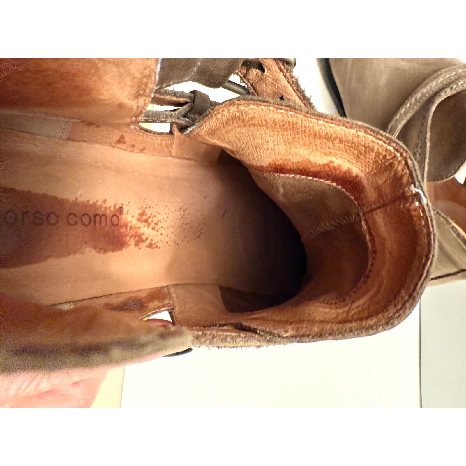 Other Women's Corso Como Islip Cutout Taupe Brown Ankle Boot 9.5 Size US 9.5 / IT 39.5 - 10 Thumbnail