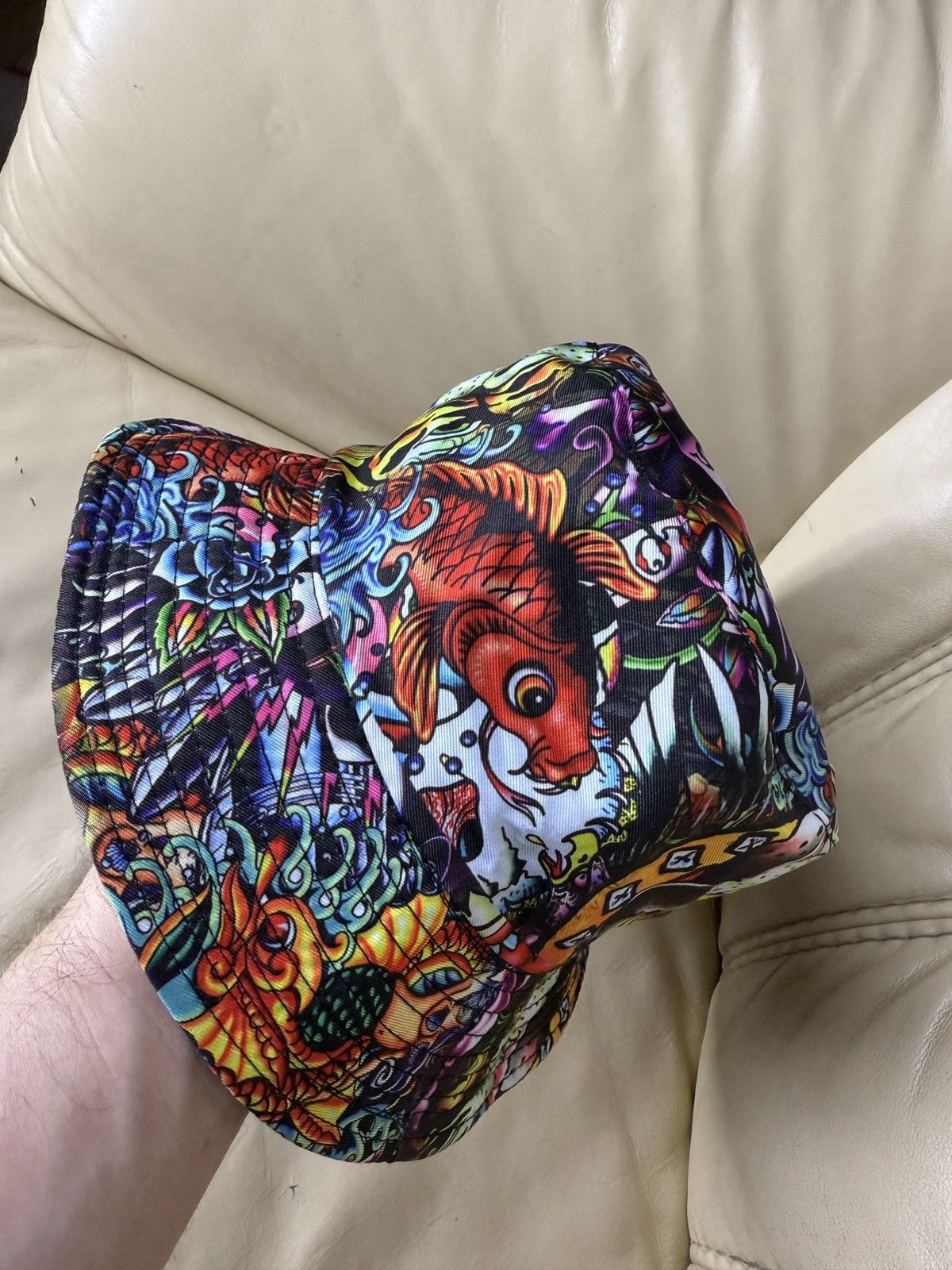 Other Reversible Bucket Hat Ed Hardy Style Size ONE SIZE - 5 Thumbnail