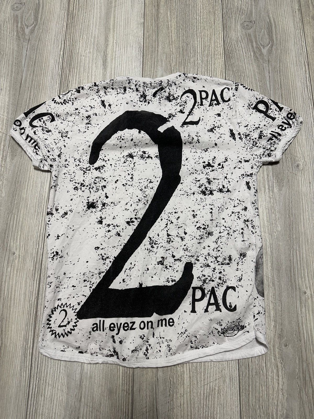 Band Tees × Rap Tees × Vintage Vintage 2Pac All Eyez On Me Sportswear Boot T-Shirt Size US M / EU 48-50 / 2 - 7 Thumbnail