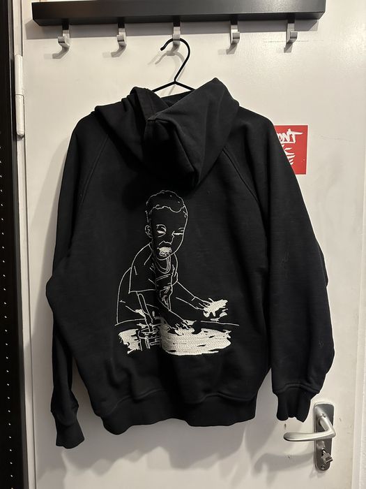 Sweat à Capuche Enfants Riches Déprimés (ERD) - Taille L - Noir - Coton - Occasion Parfait état