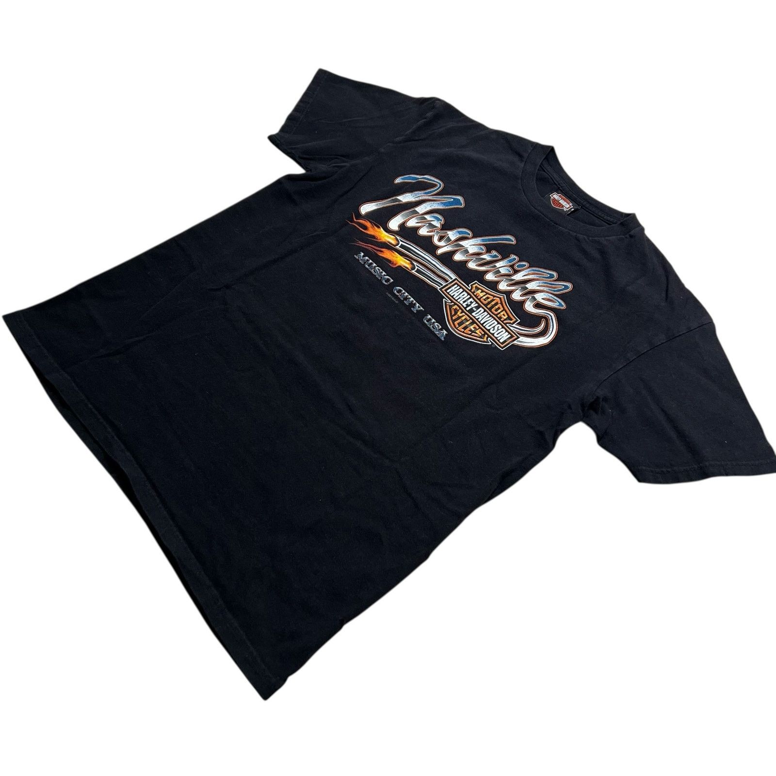 Harley Davidson Vintage Harley-Davidson Nashville Music City T-Shirt L Size US L / EU 52-54 / 3 - 9 Thumbnail