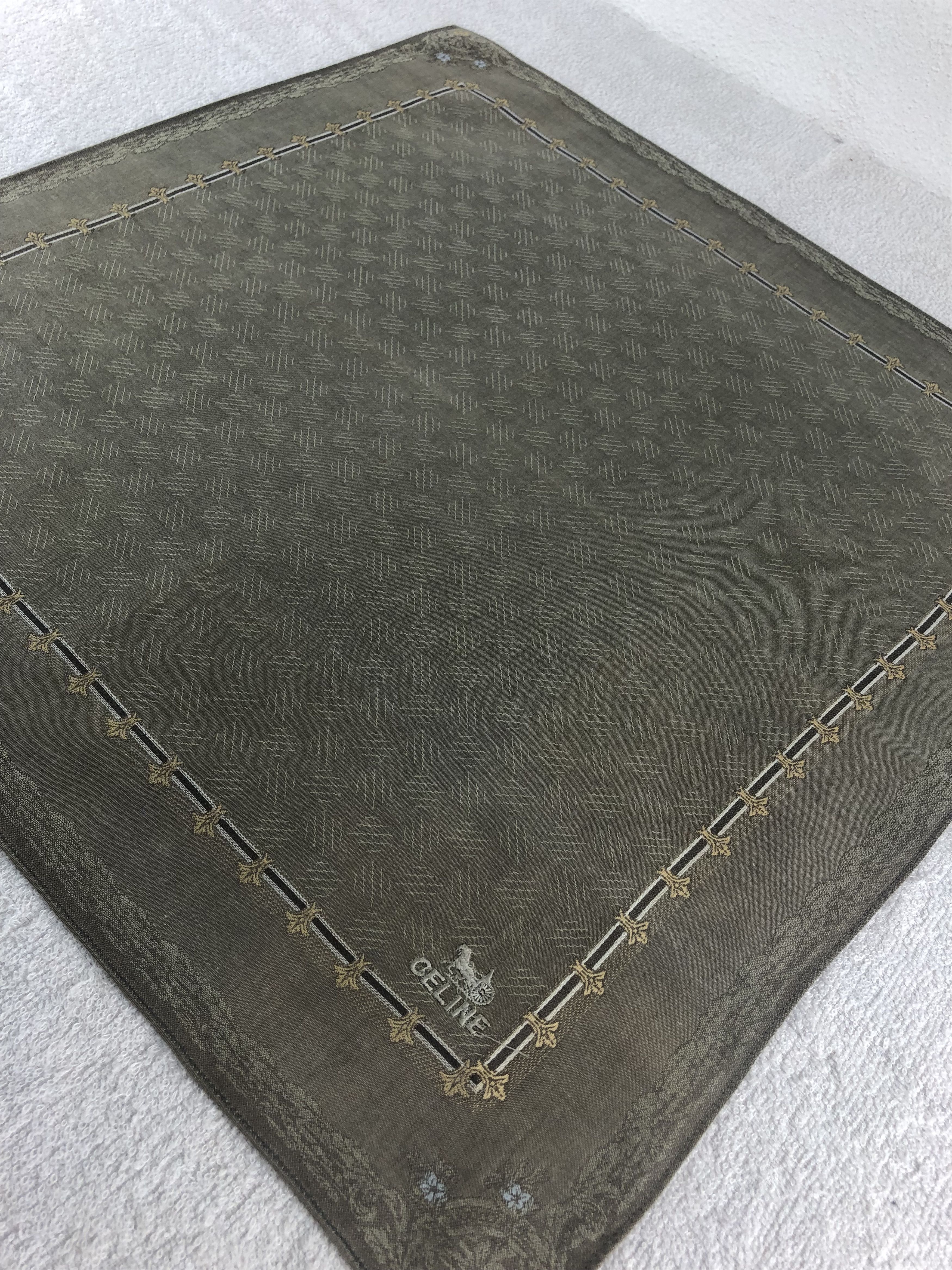 Celine Celine Handkerchief / Bandana / Neckerchief C116 Size ONE SIZE - 4 Thumbnail
