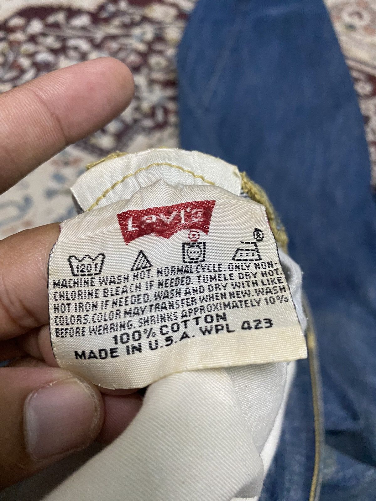 Levi's Vintage LEVIS Big E Selvedge jeans Size US 31 - 19 Thumbnail