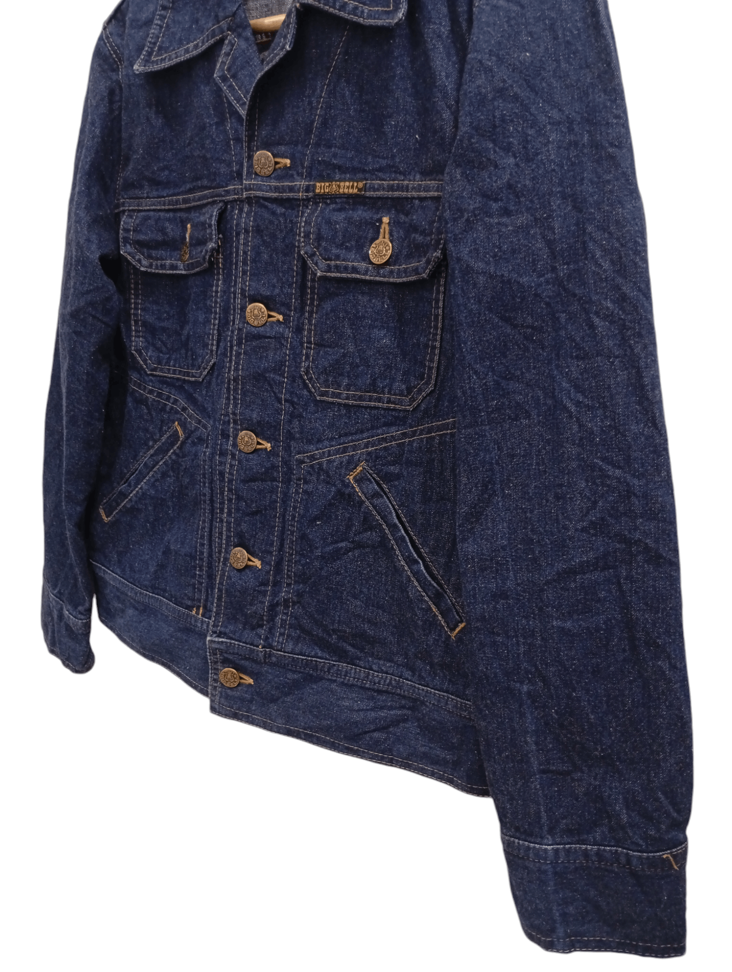 Japanese Brand × Vintage 🔥🔥Vintage Big Bell Denim Trucker Jacket Size US M / EU 48-50 / 2 - 7 Thumbnail