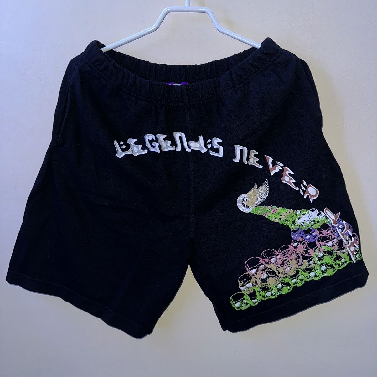 999 Club × Vlone JuiceWRLD x Vlone LND Shorts Size US 32 / EU 48 - 2 Thumbnail
