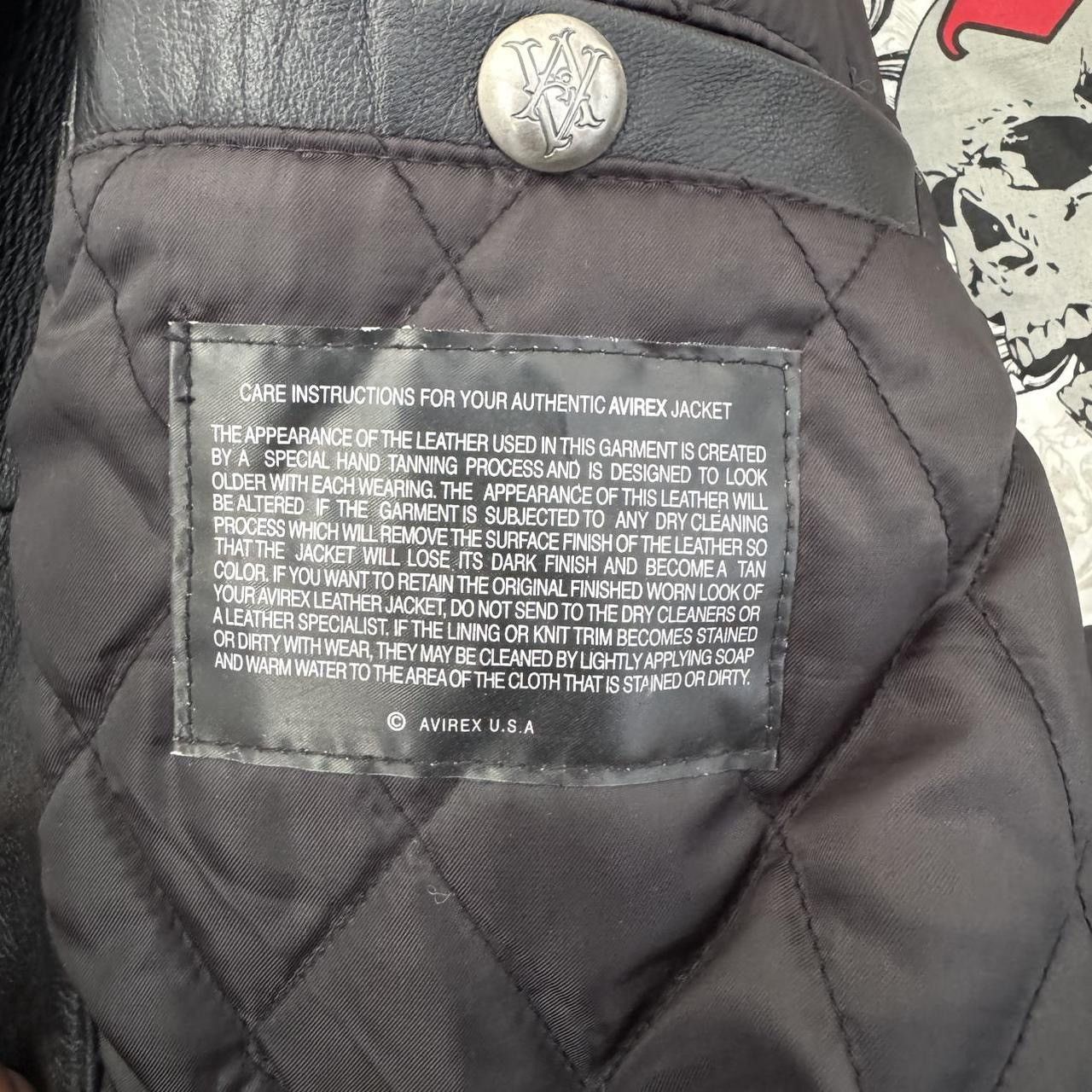 Avirex Avirex Leather Jacket Size US XL / EU 56 / 4 - 6 Thumbnail