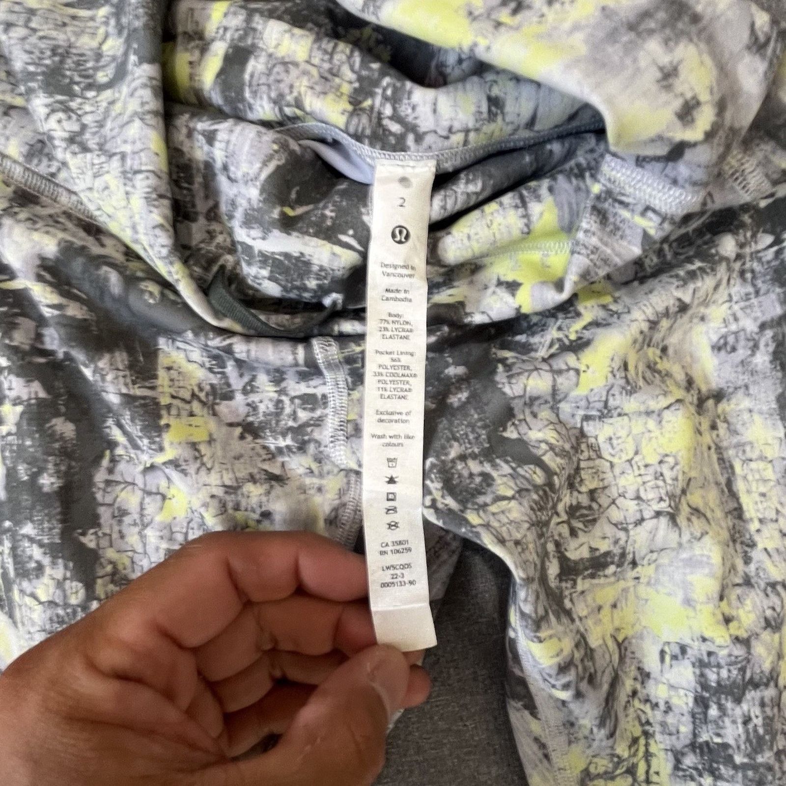 Lululemon Lululemon Wunder Train High-Rise Tights Smoked Multi Size 2 Size 26" / US 2 / IT 38 - 3 Thumbnail
