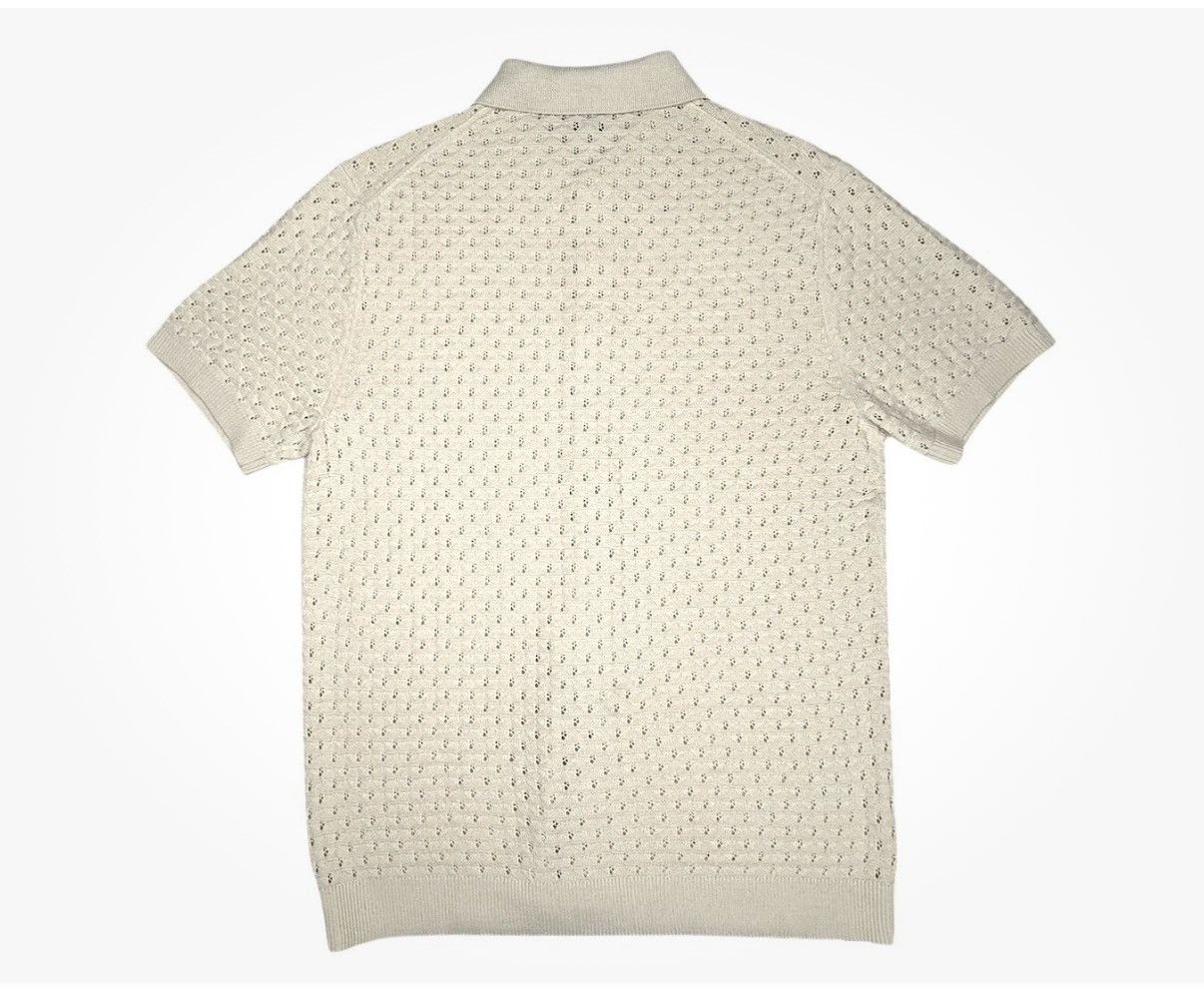 Todd Snyder Todd Snyder Polo Eyelet Stitch Knit Silk/Cotton M New $288 Size US M / EU 48-50 / 2 - 3 Thumbnail