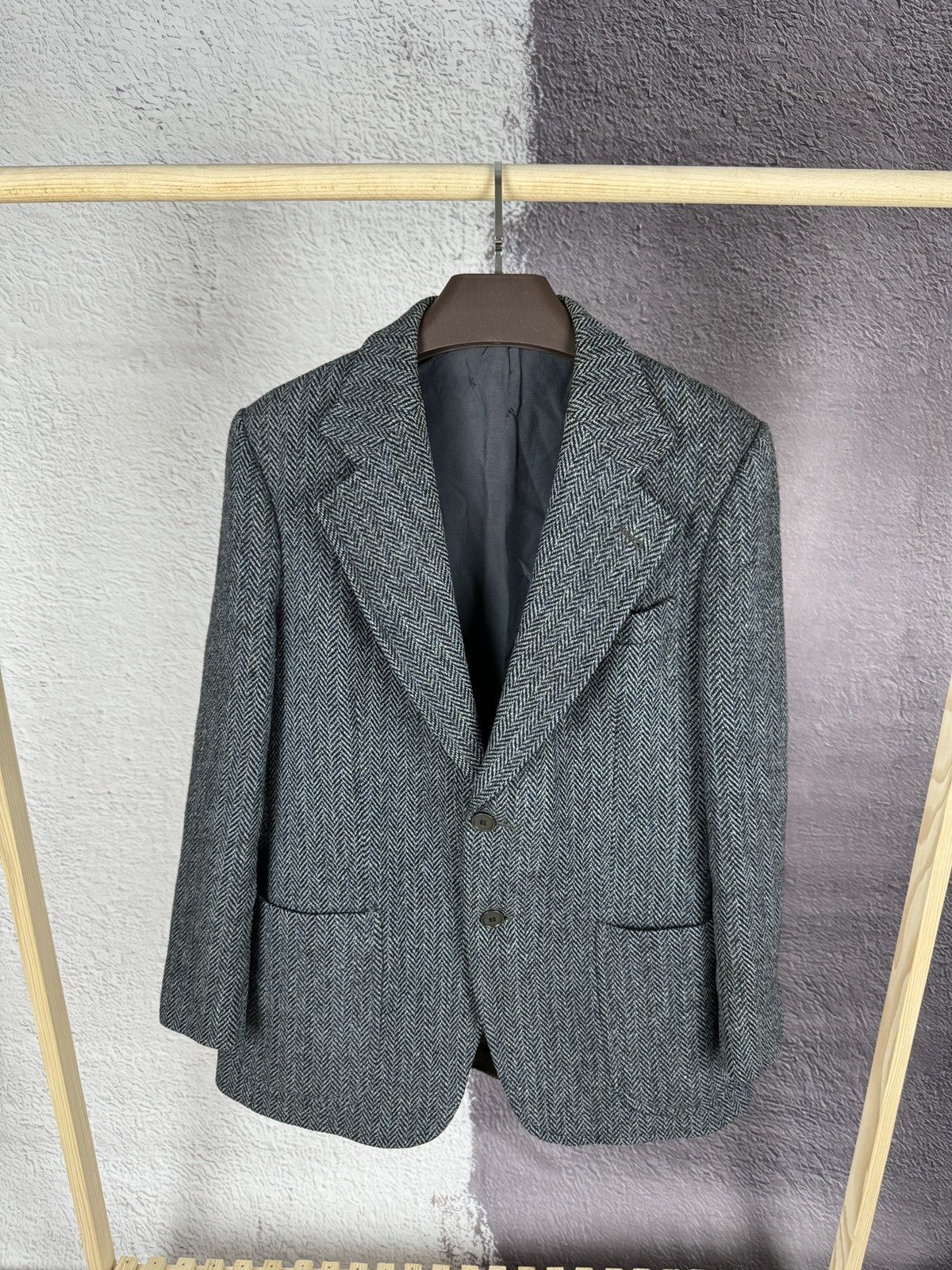 Harris Tweed Harris Tweed vintage 2 button blazer sport coat size 26 Size 42R - 1 Thumbnail