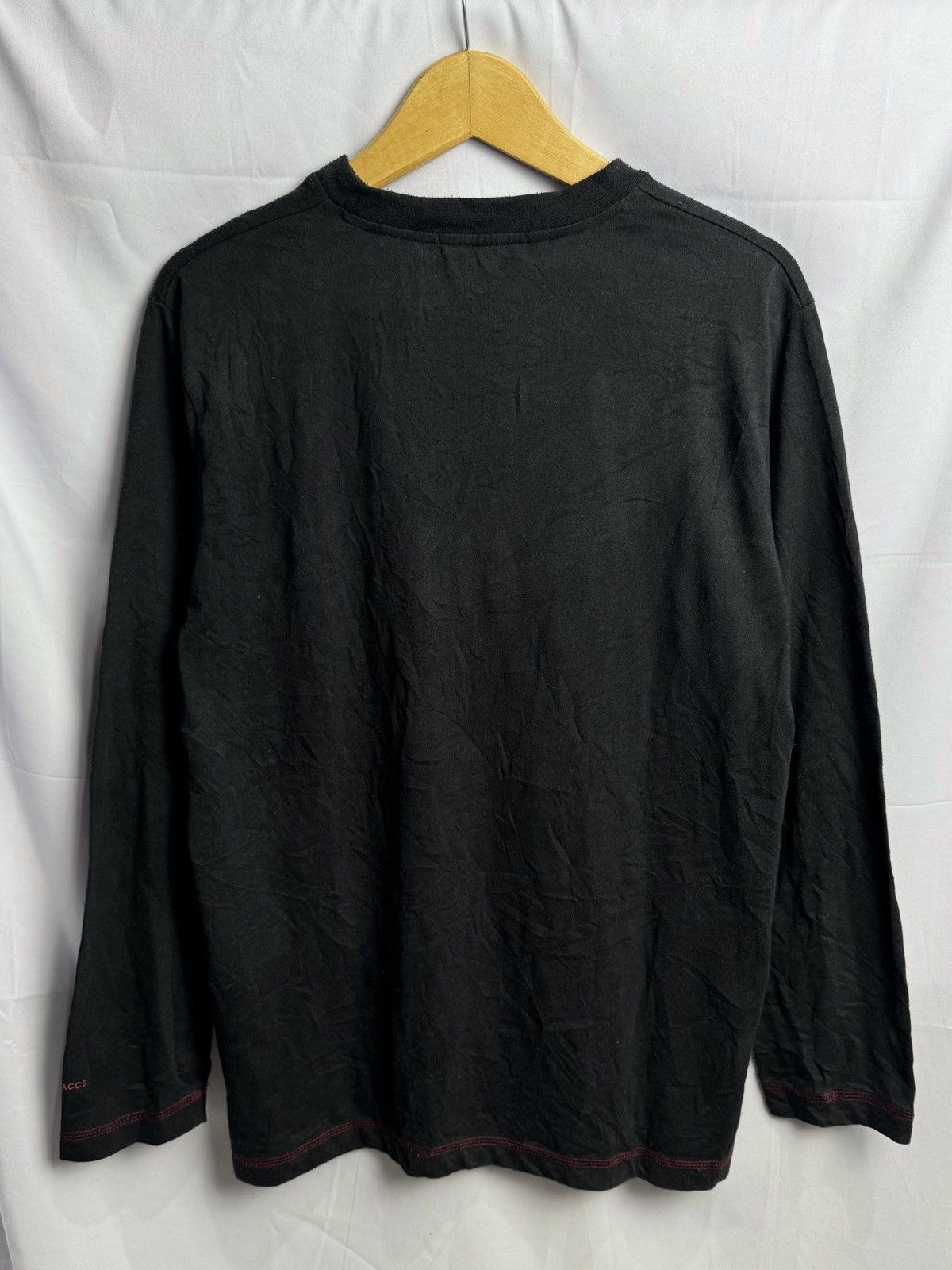 Yohji Yamamoto YOHJI YAMAMOTO Y'SACCS BLACK LONG SLEEVE Size US M / EU 48-50 / 2 - 2 Thumbnail
