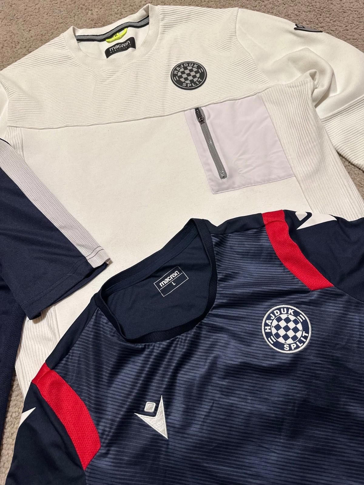 Macron Lot Of Hajduk Split Macron Training Shirt Sz L-XL Size US L / EU 52-54 / 3 - 4 Thumbnail
