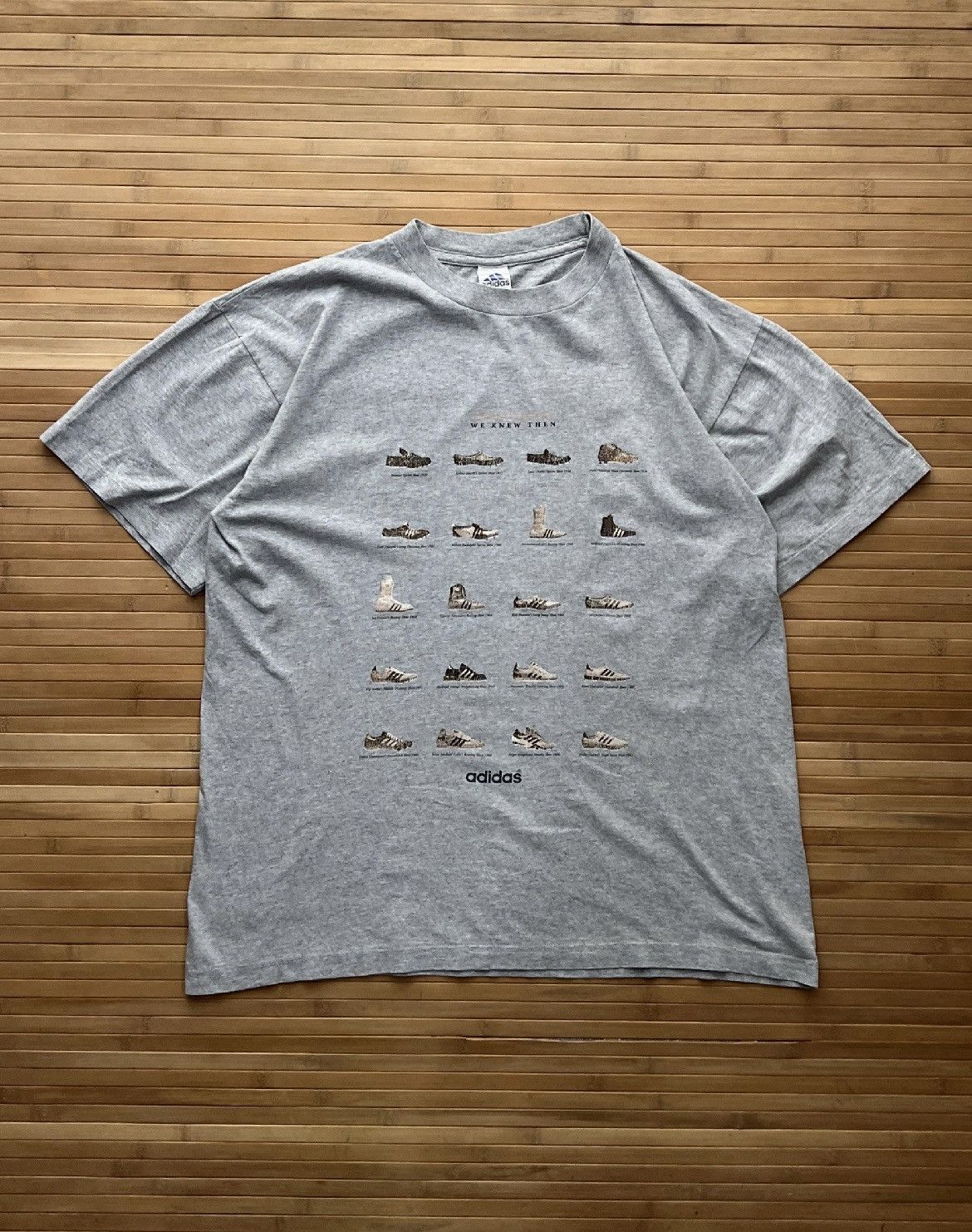 Adidas 90s Adidas Back Than Shoes Tshirt Size US L / EU 52-54 / 3 - 1 Thumbnail
