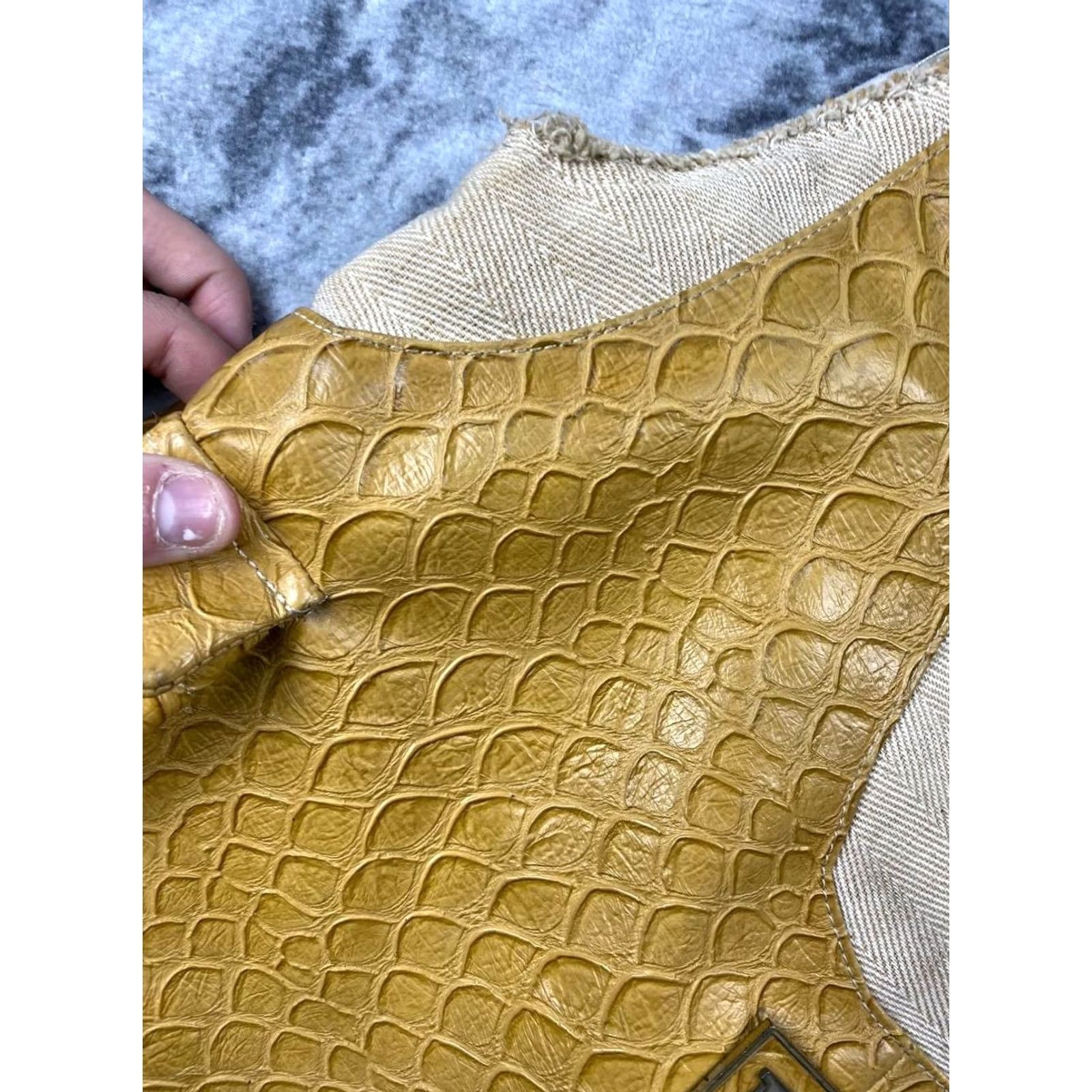 Dolce & Gabbana VINTAGE Dolce&Gabbana DG Logo Bag Shoulder Bag Women Beige Leather Hardware Gold Silver Inner Pockets Size ONE SIZE - 5 Thumbnail