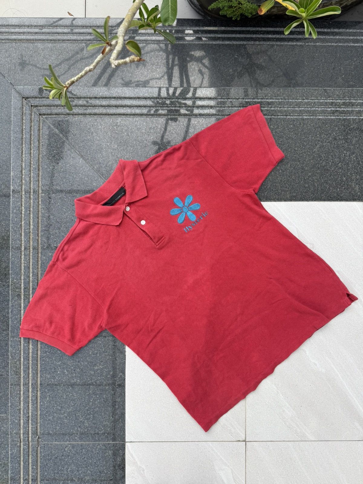 Hysteric Glamour 90’s HYSTERIC GLAMOUR RARE FLIWER LOGO RUGBY POLO TEE TSHIRT Size US S / EU 44-46 / 1 - 1 Thumbnail