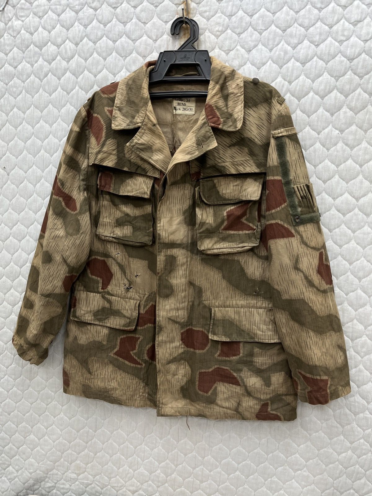 Vintage 🔥VTG Germany BGS Sumpfmuster Camouflage Pattern Jacket Size US M / EU 48-50 / 2 - 2 Thumbnail