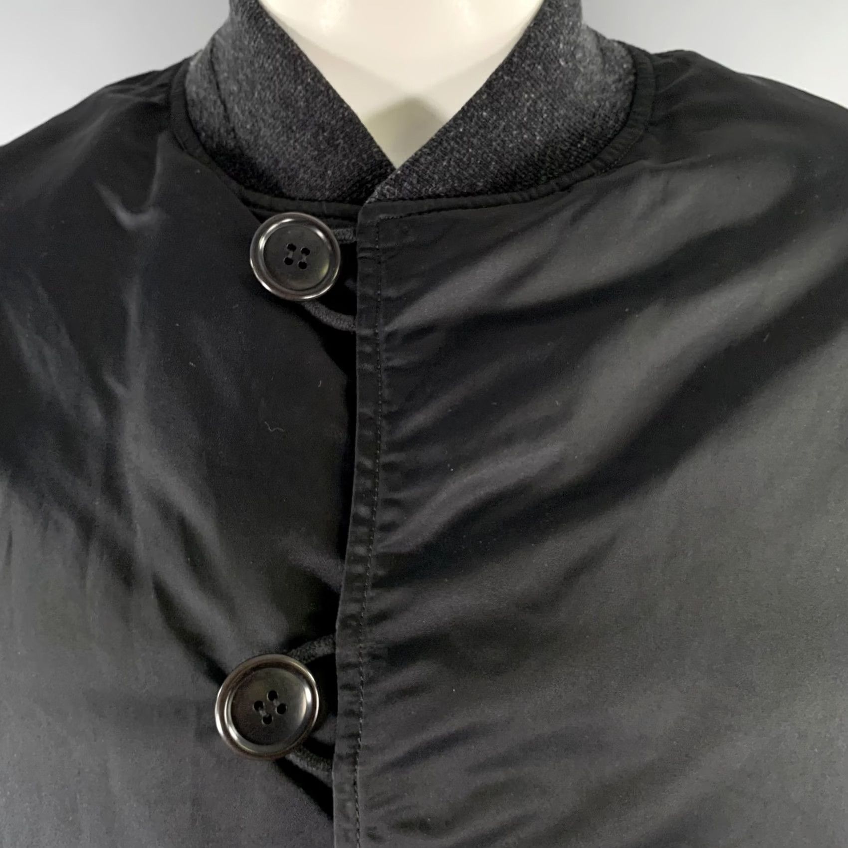 Visvim VISVIM Reversible Bomber Jacket Black Nylon Size L Size US L / EU 52-54 / 3 - 4 Thumbnail