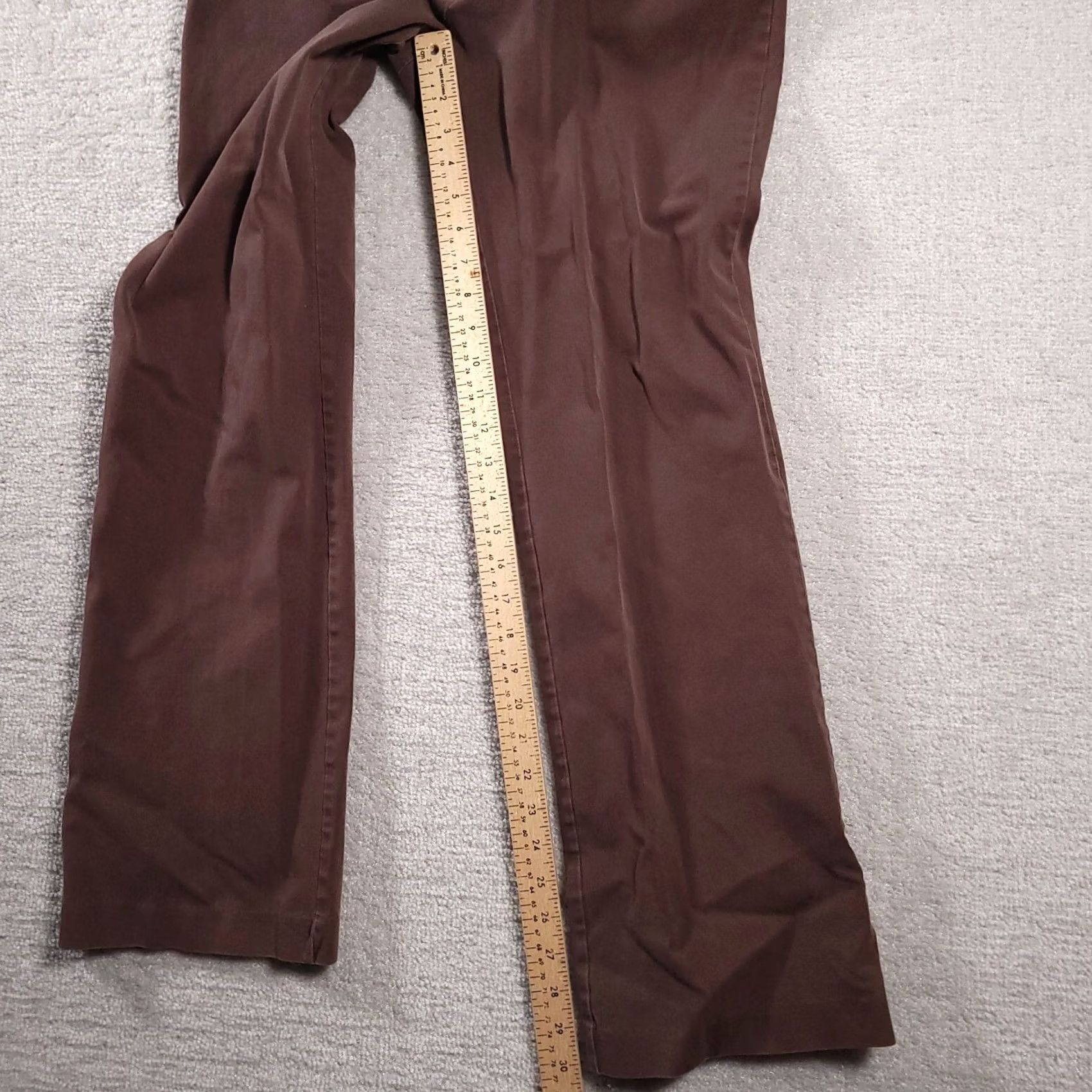 Vintage VINTAGE St. John's Bay Dress Pants Women's 10 Brown Mid Rise Stretch Bootcut Pants Womens 90s Casual Size 32" / US 10 / IT 46 - 7 Thumbnail