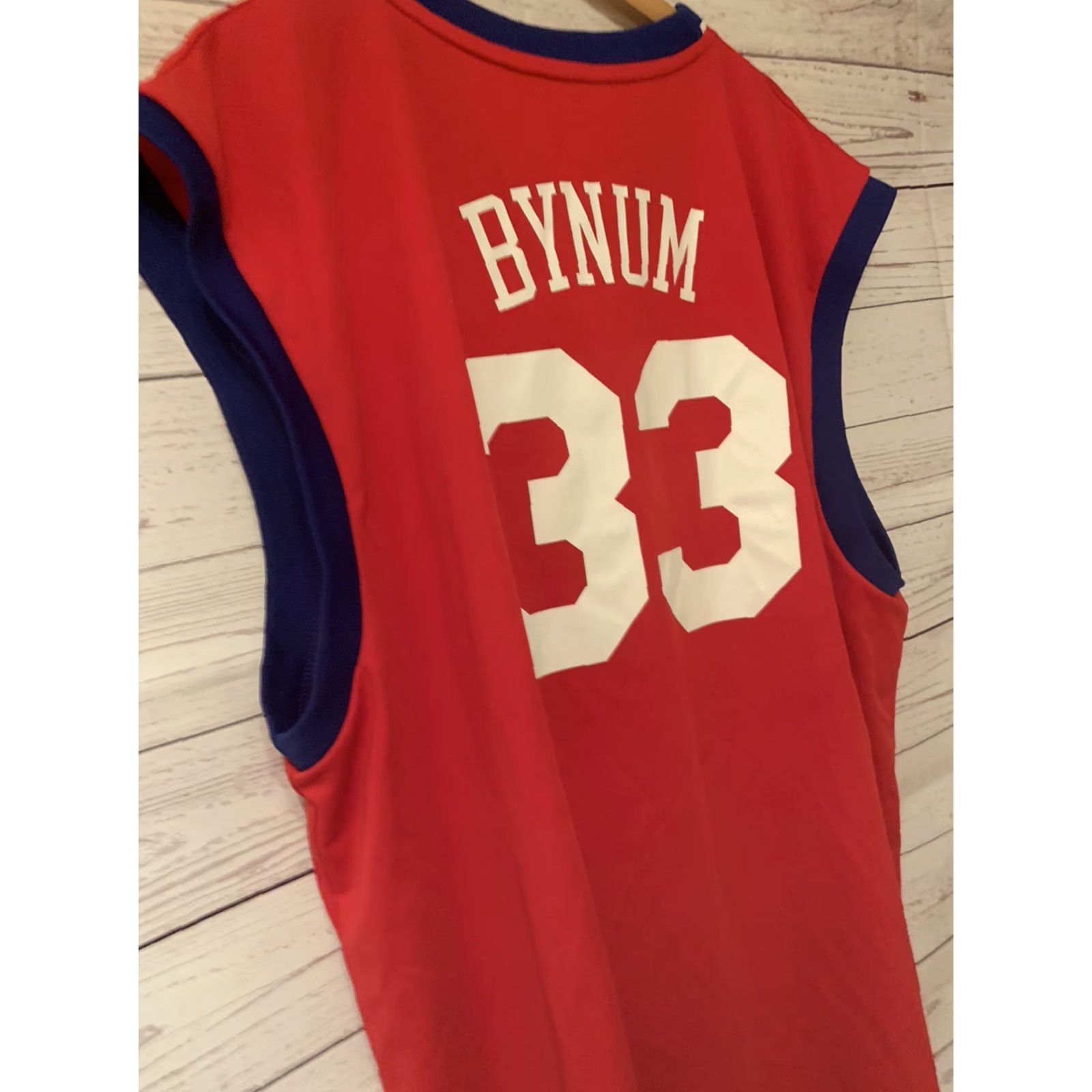 Adidas Adidas NBA Philadelphia 76ers #33 Andrew Bynum Basketball Jersey Men XXL Red Size US XXL / EU 58 / 5 - 5 Thumbnail
