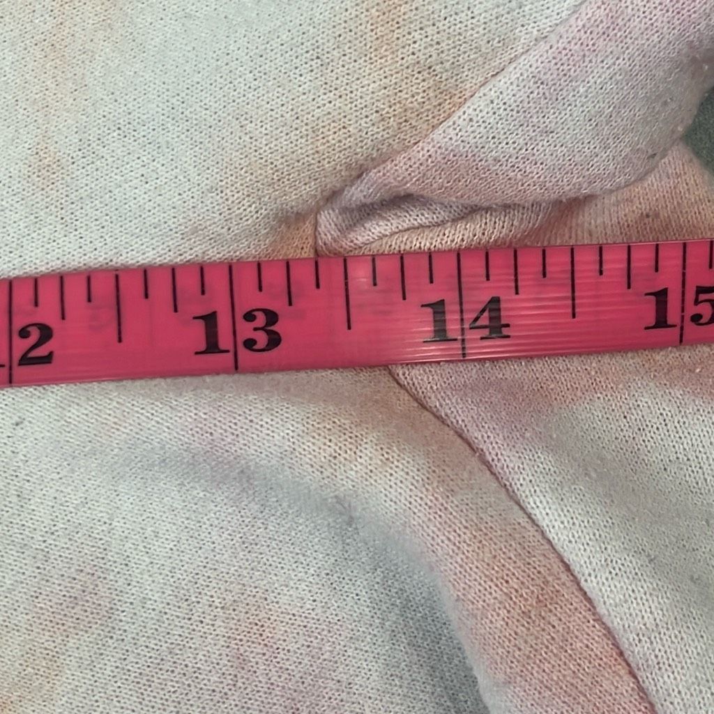 Other Danzy Womens XS Pink Orange Tie Dye Elastic Waist Sweat Shor Size 25" / US 0 / IT 36 - 8 Thumbnail