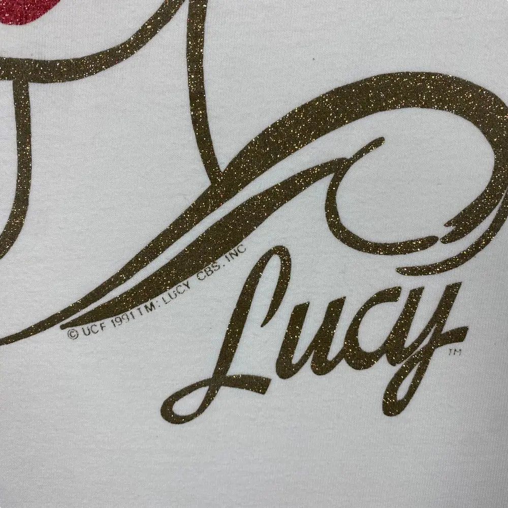 Universal Studios Vintage 90's I LOVE LUCY Cartoon Graphic Tee Shirt Size US M / EU 48-50 / 2 - 3 Thumbnail
