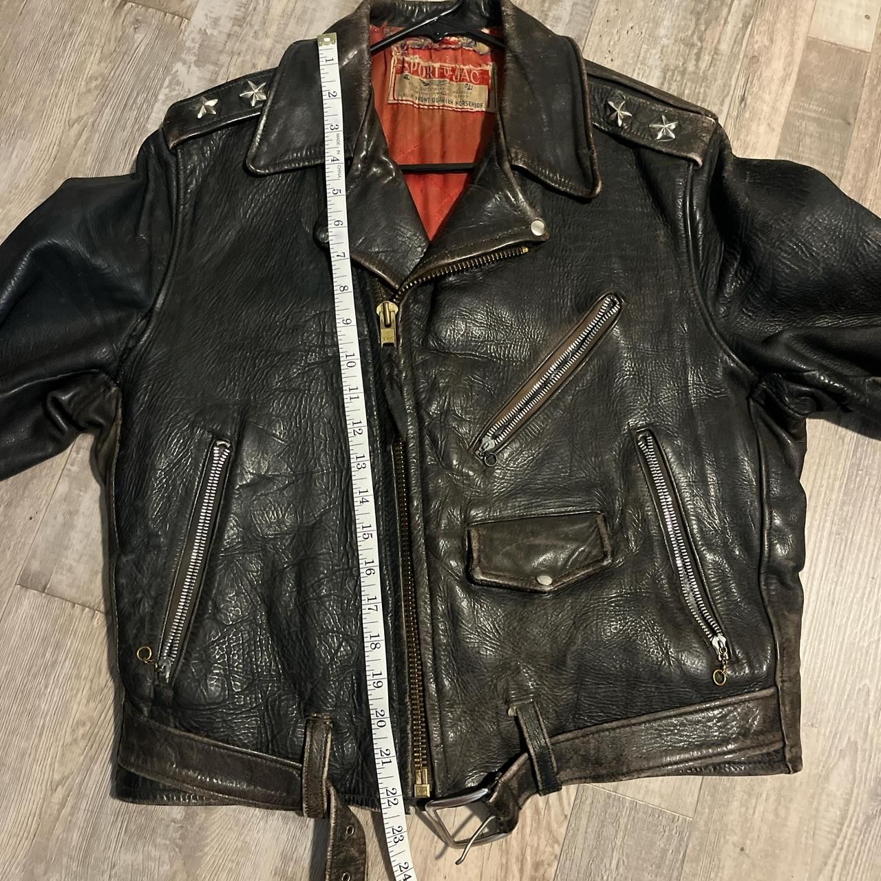 Other Vintage 1950s-1960s Leather Biker Jacket Size US S / EU 44-46 / 1 - 4 Thumbnail