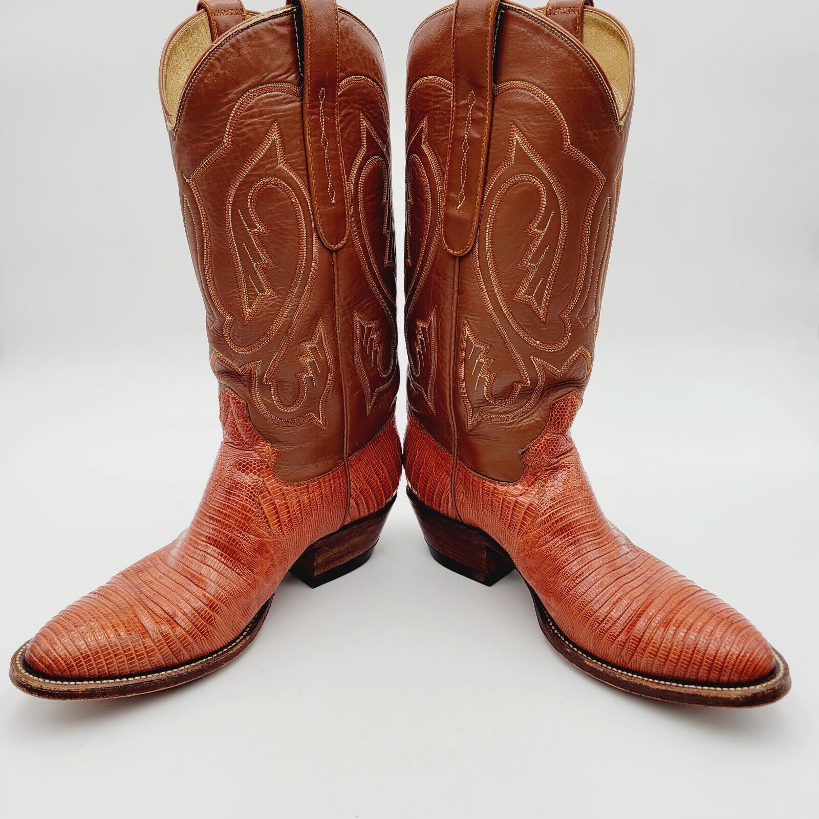 Vintage Cowtown Boots Lizard Cowboy Boots Sz 8 E Model 840 Exotic Size US 8 / EU 41 - 6 Thumbnail