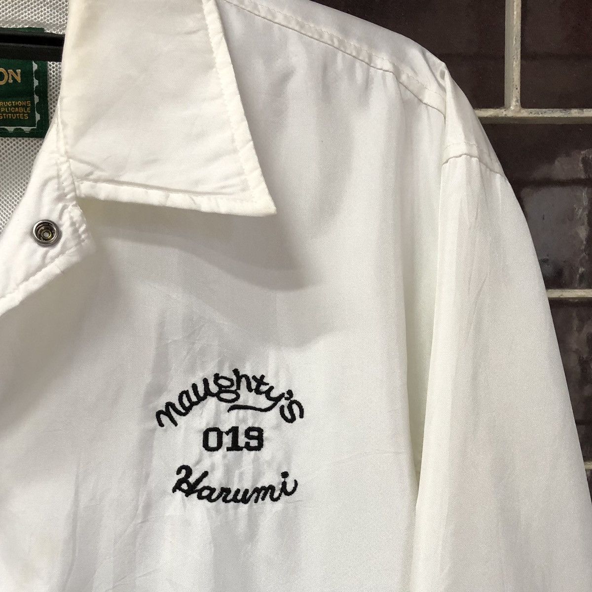 Vintage Vintage NAUGHTY’S Embroidery Nylon Coach Jacket Size US L / EU 52-54 / 3 - 7 Thumbnail