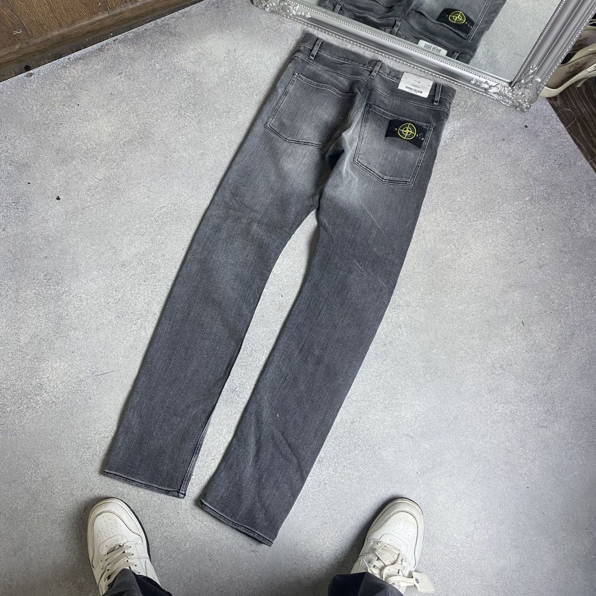 Stone Island Jeans Patch Grey