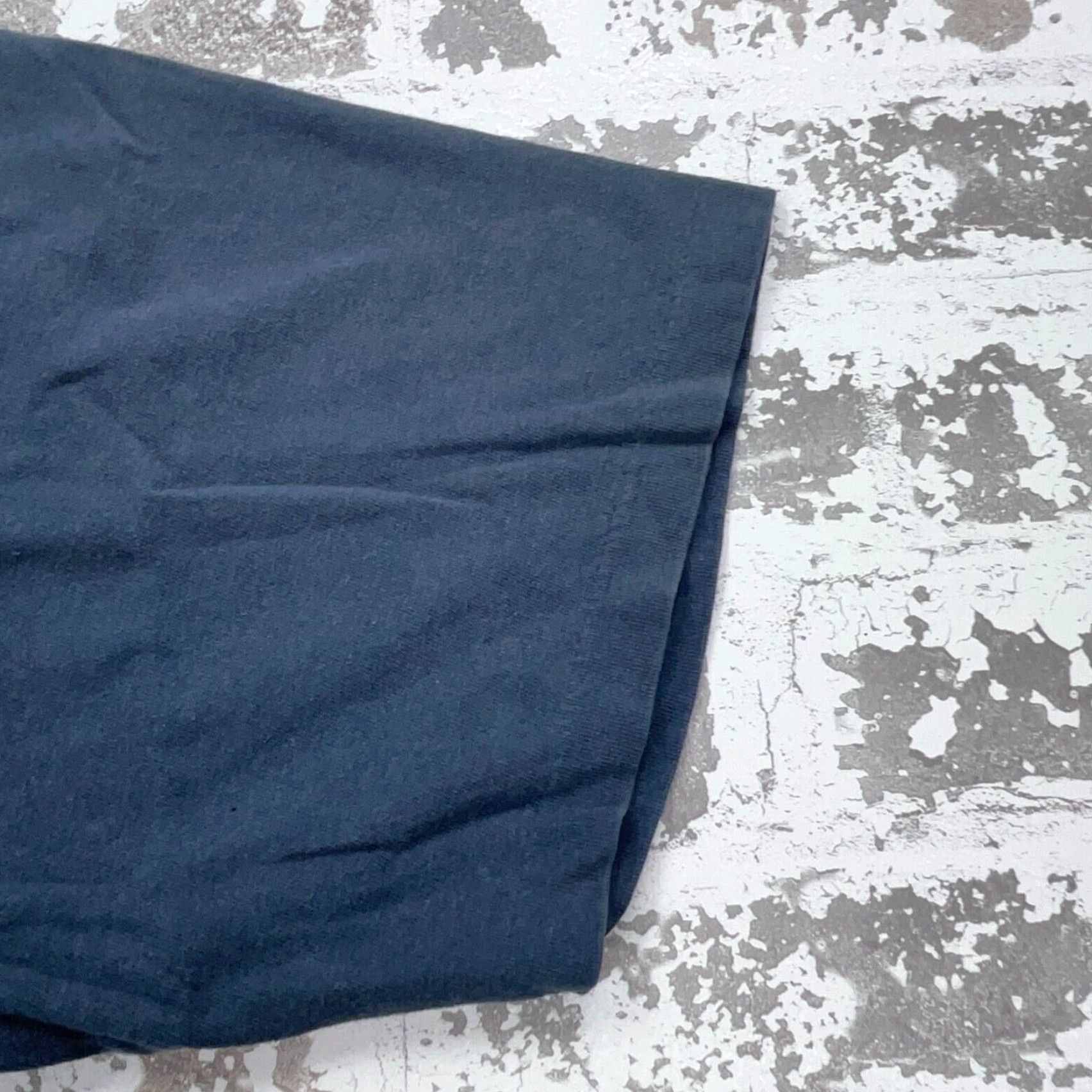 Harley Davidson VINTAGE Harley-Davidson Shirt Graphic Print Adult Large Blue Double-Sided 80s Biker Mens Size US L / EU 52-54 / 3 - 7 Thumbnail