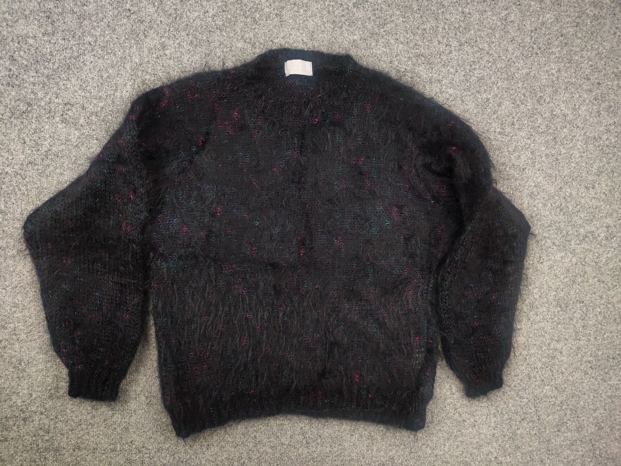 Vintage Noto Vintage 90's Fuzzy Mohair Hand Knit Oversized Sweater Size M / US 6-8 / IT 42-44 - 2 Thumbnail