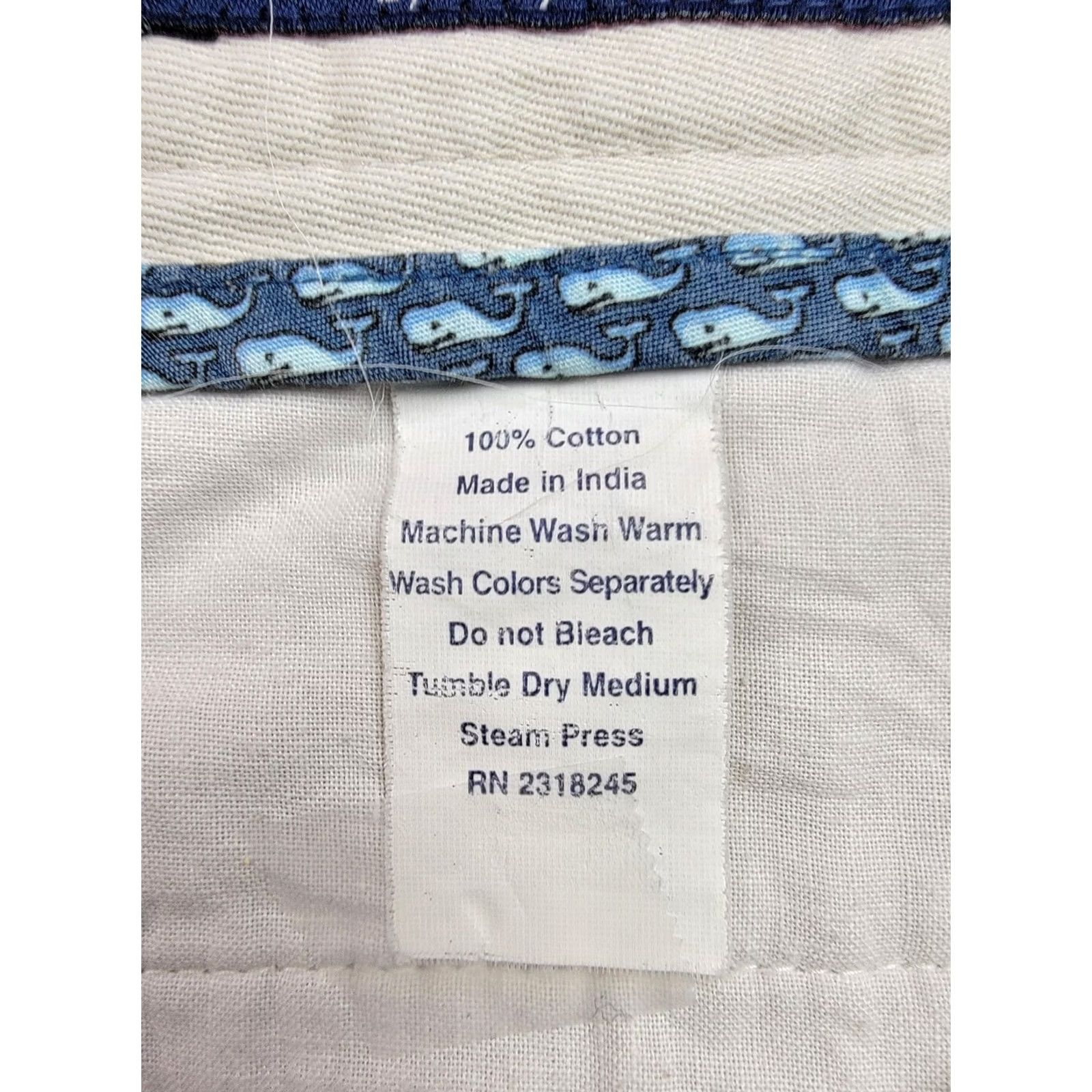 Vineyard Vines Vineyard Vines Pants Mens 38x32 Khaki Chino Flat Front Casual Beige Cotton Regular Straight Front Pocket Mens Size US 38 / EU 54 - 6 Thumbnail