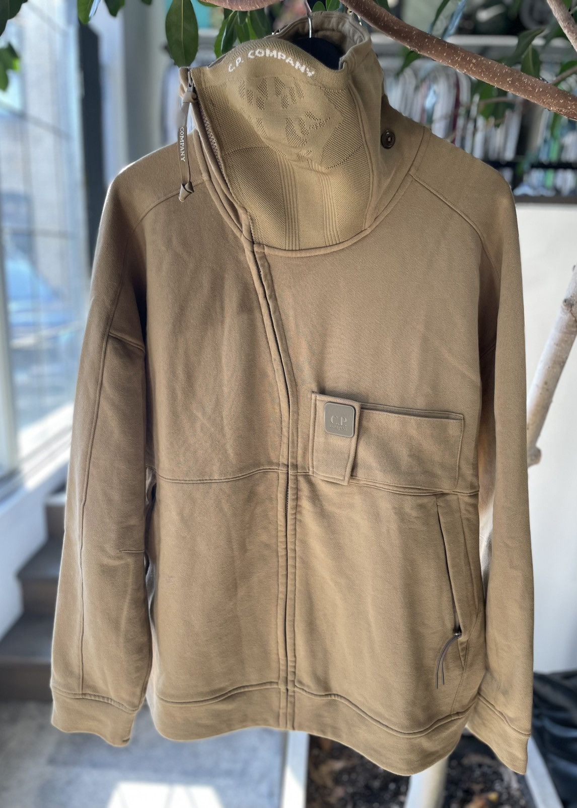 C.P. Company C.P. Company Men's Diagonal Raised Fleece Zipped Sweatshirt Size US XXL / EU 58 / 5 - 1 Thumbnail